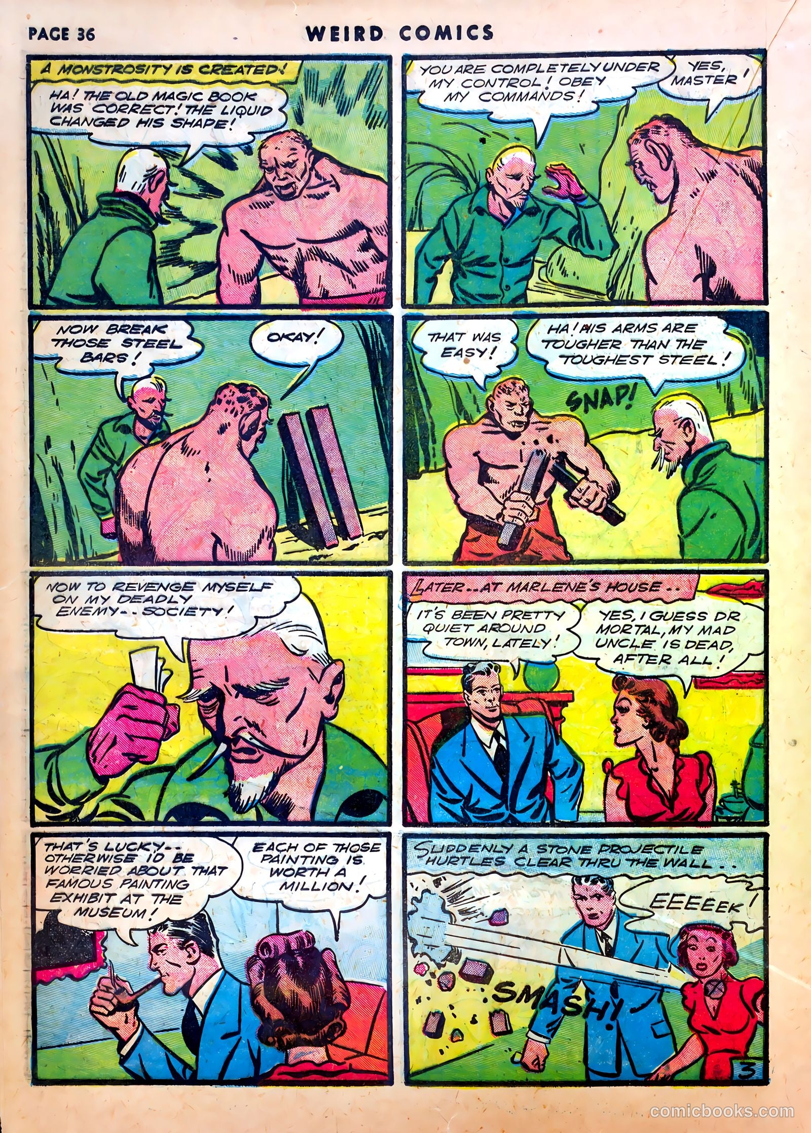 Weird Comics #15 (1941) — page 37 of 67