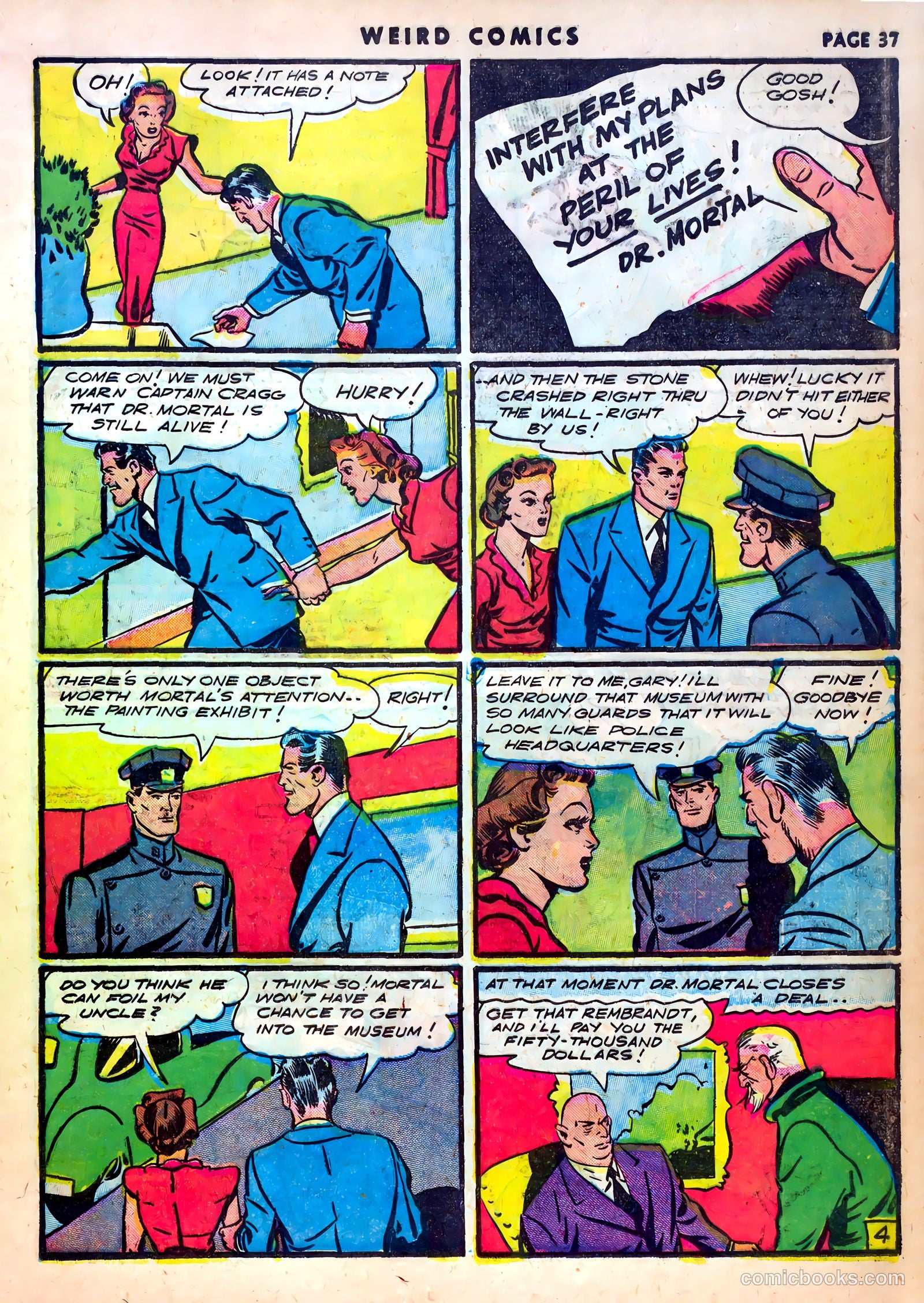 Weird Comics #15 (1941) — page 38 of 67