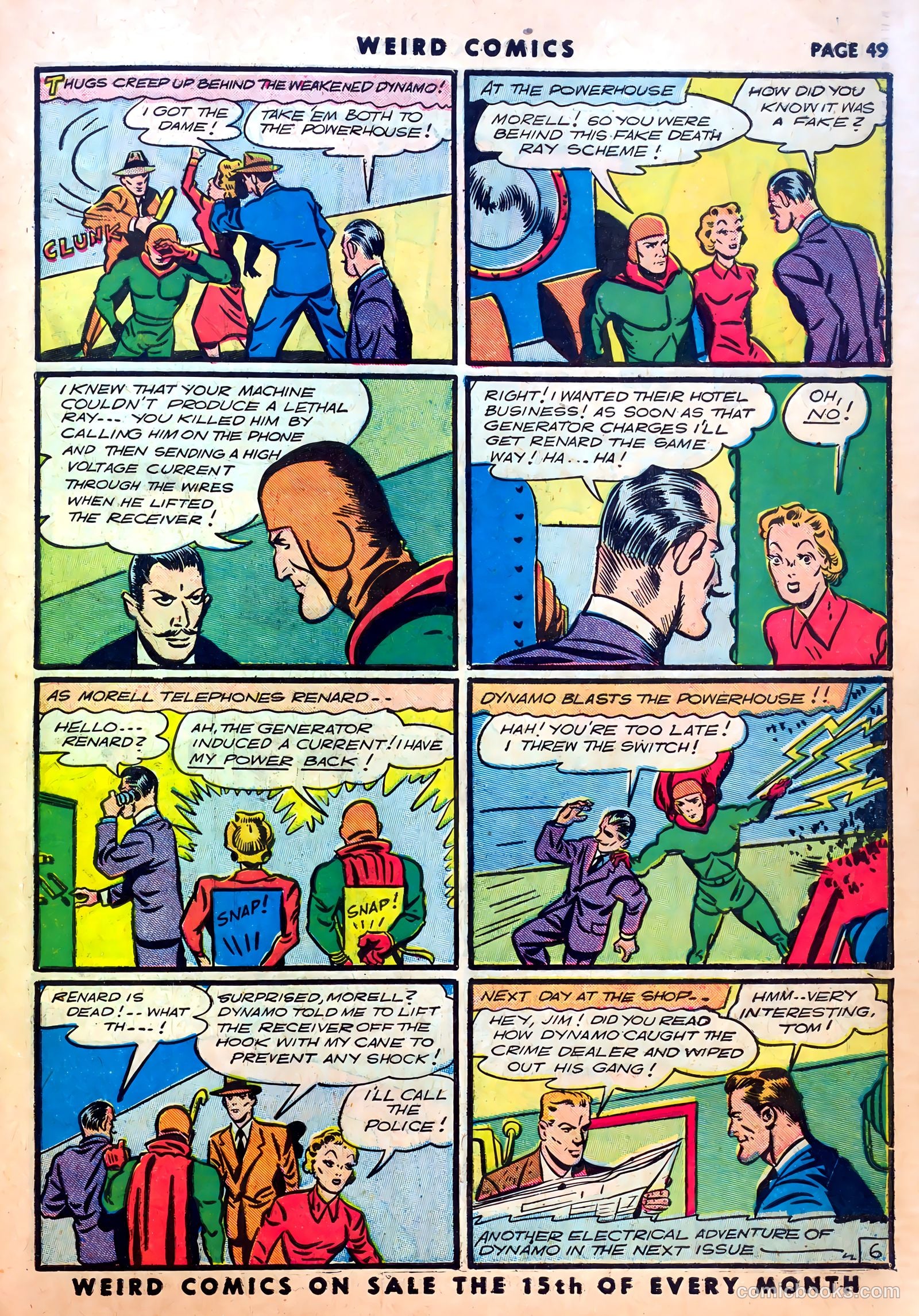 Weird Comics #15 (1941) — page 50 of 67
