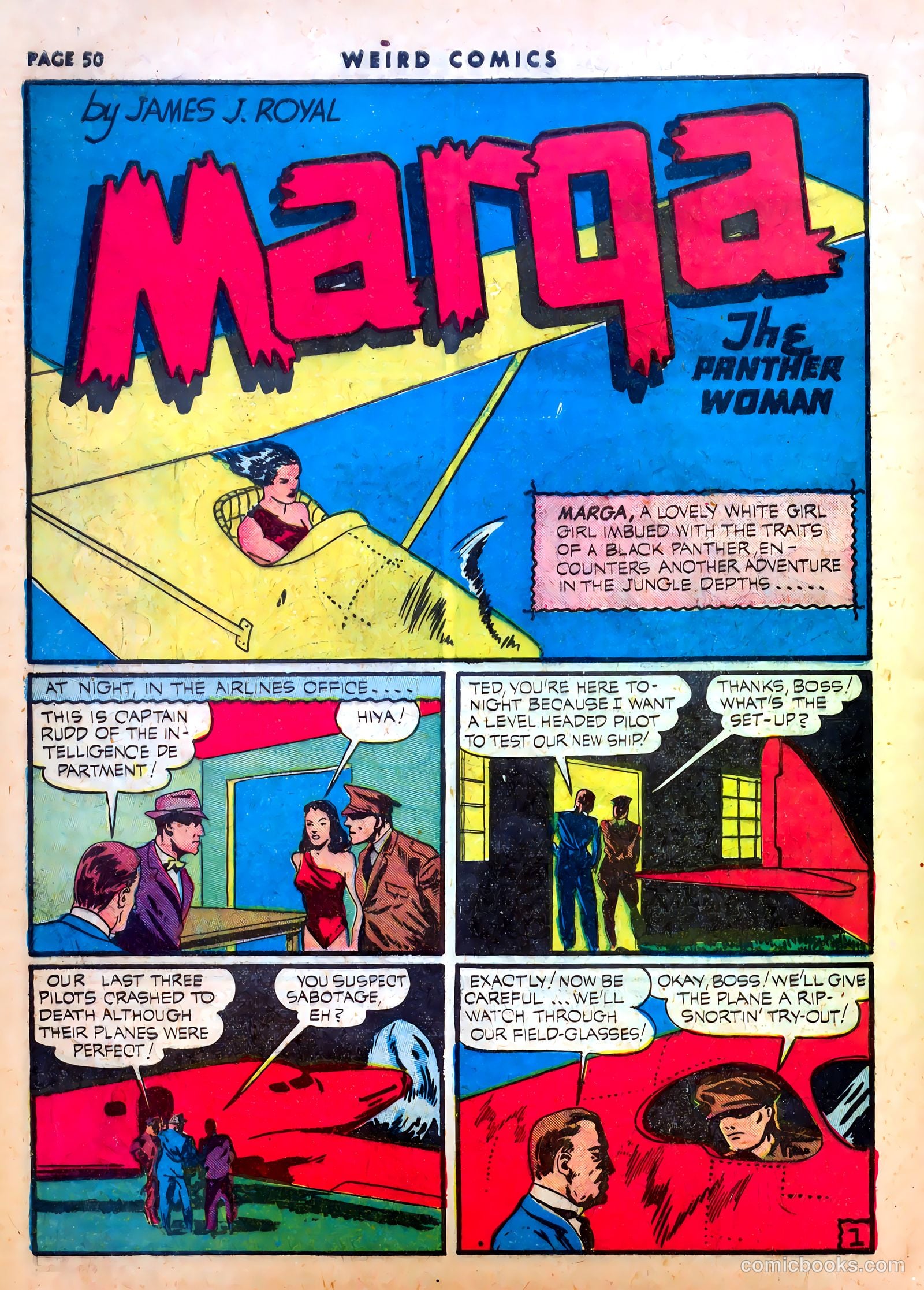 Weird Comics #15 (1941) — page 51 of 67