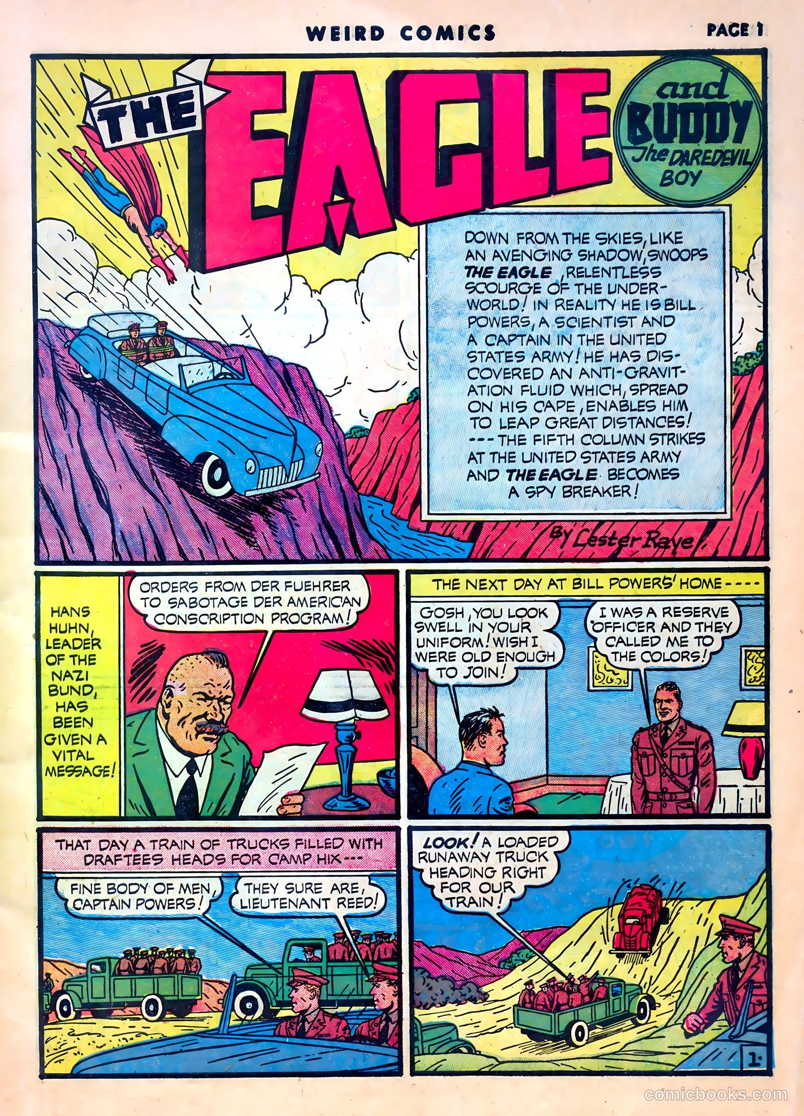 Weird Comics #16 (1941) — page 3 of 67