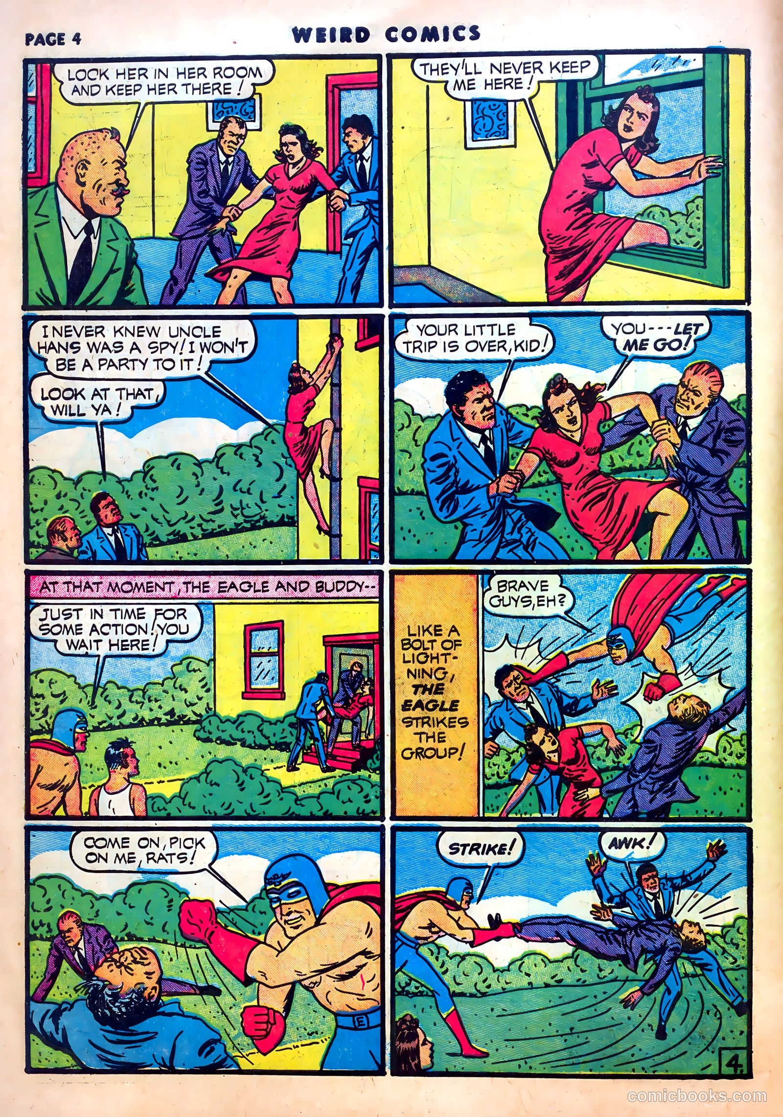 Weird Comics #16 (1941) — page 6 of 67