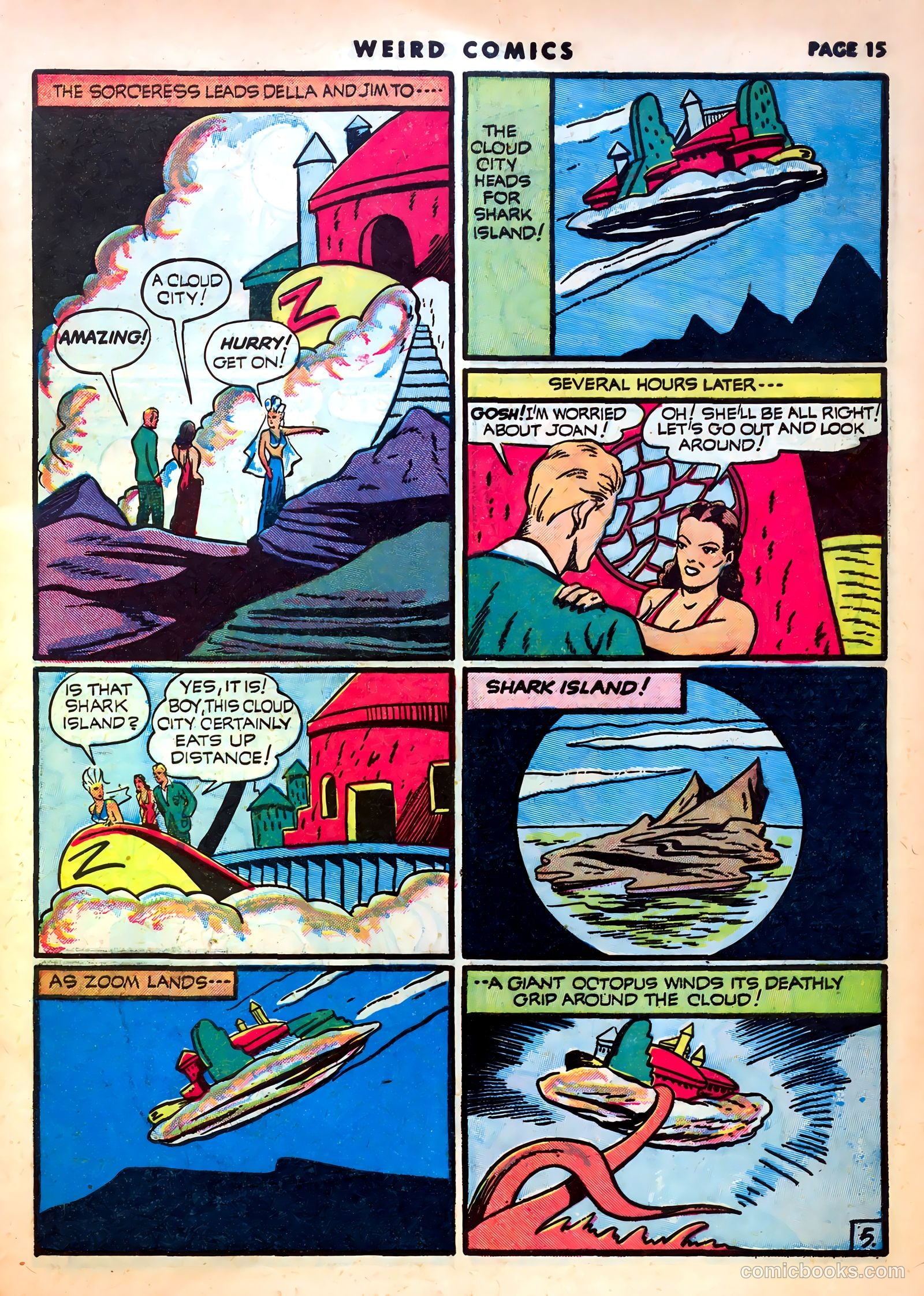 Weird Comics #16 (1941) — page 17 of 67