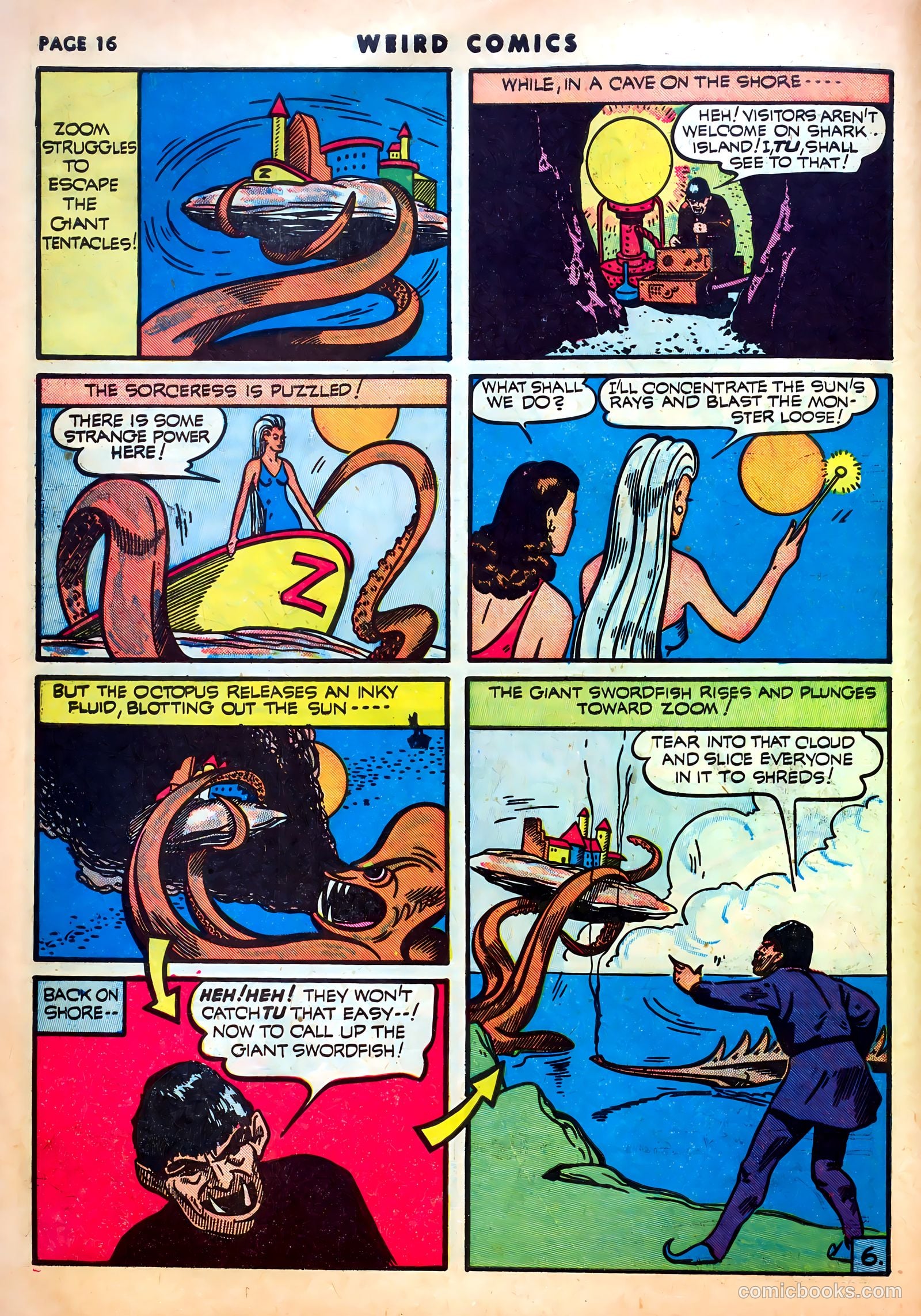 Weird Comics #16 (1941) — page 18 of 67