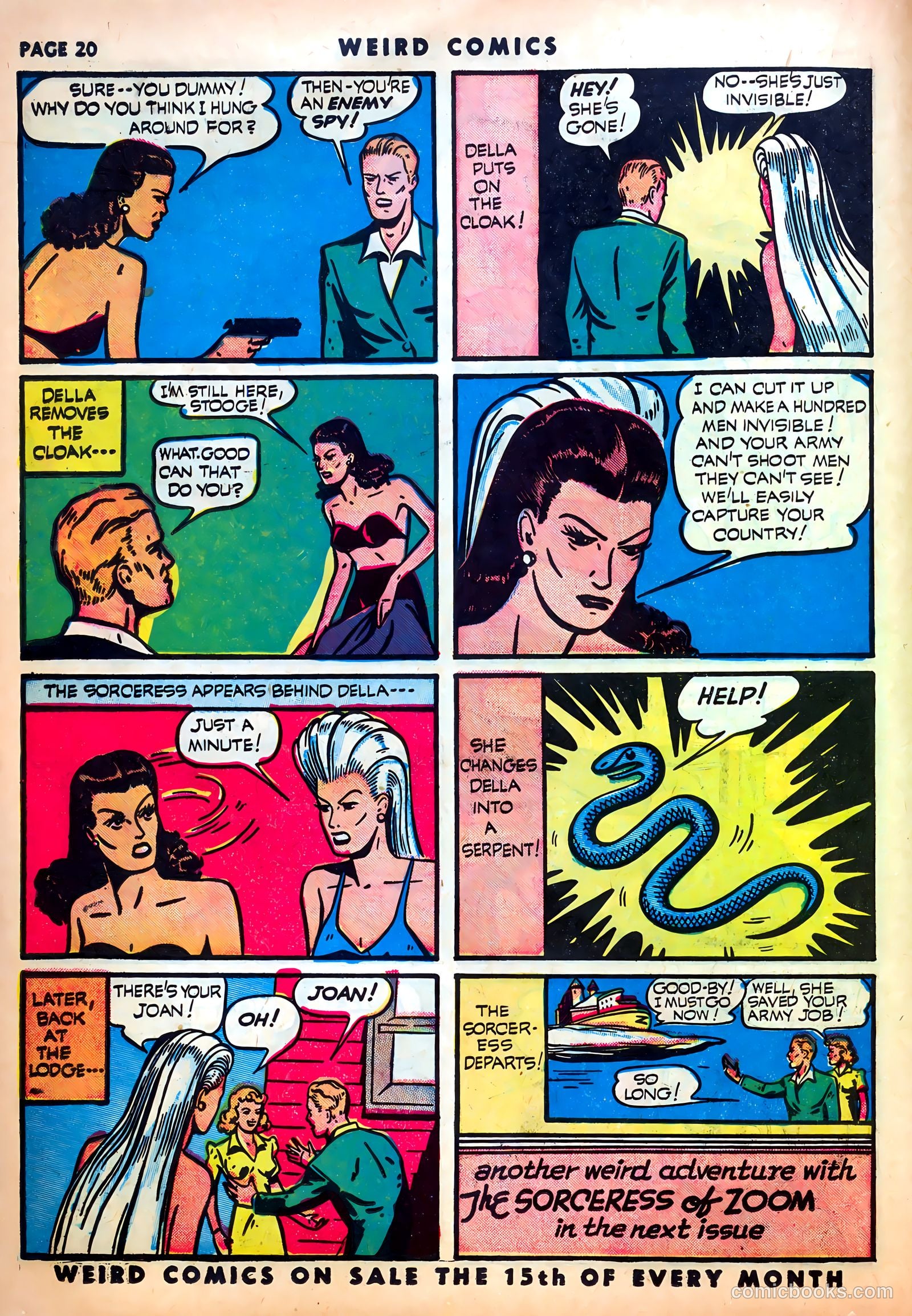 Weird Comics #16 (1941) — page 22 of 67