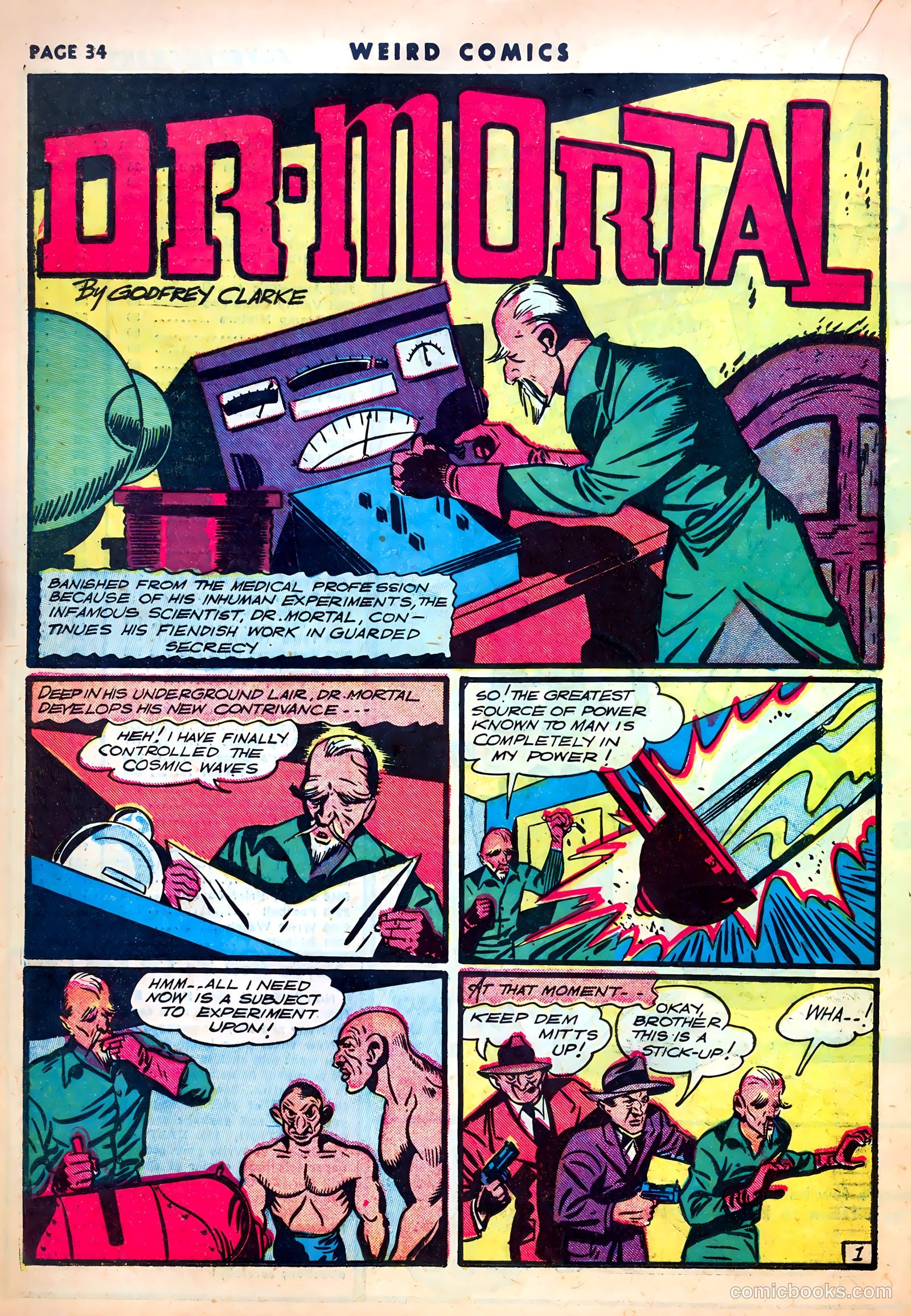 Weird Comics #16 (1941) — page 35 of 67