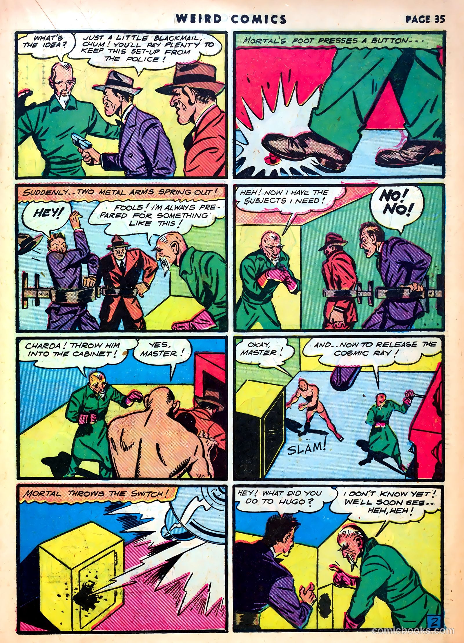 Weird Comics #16 (1941) — page 36 of 67