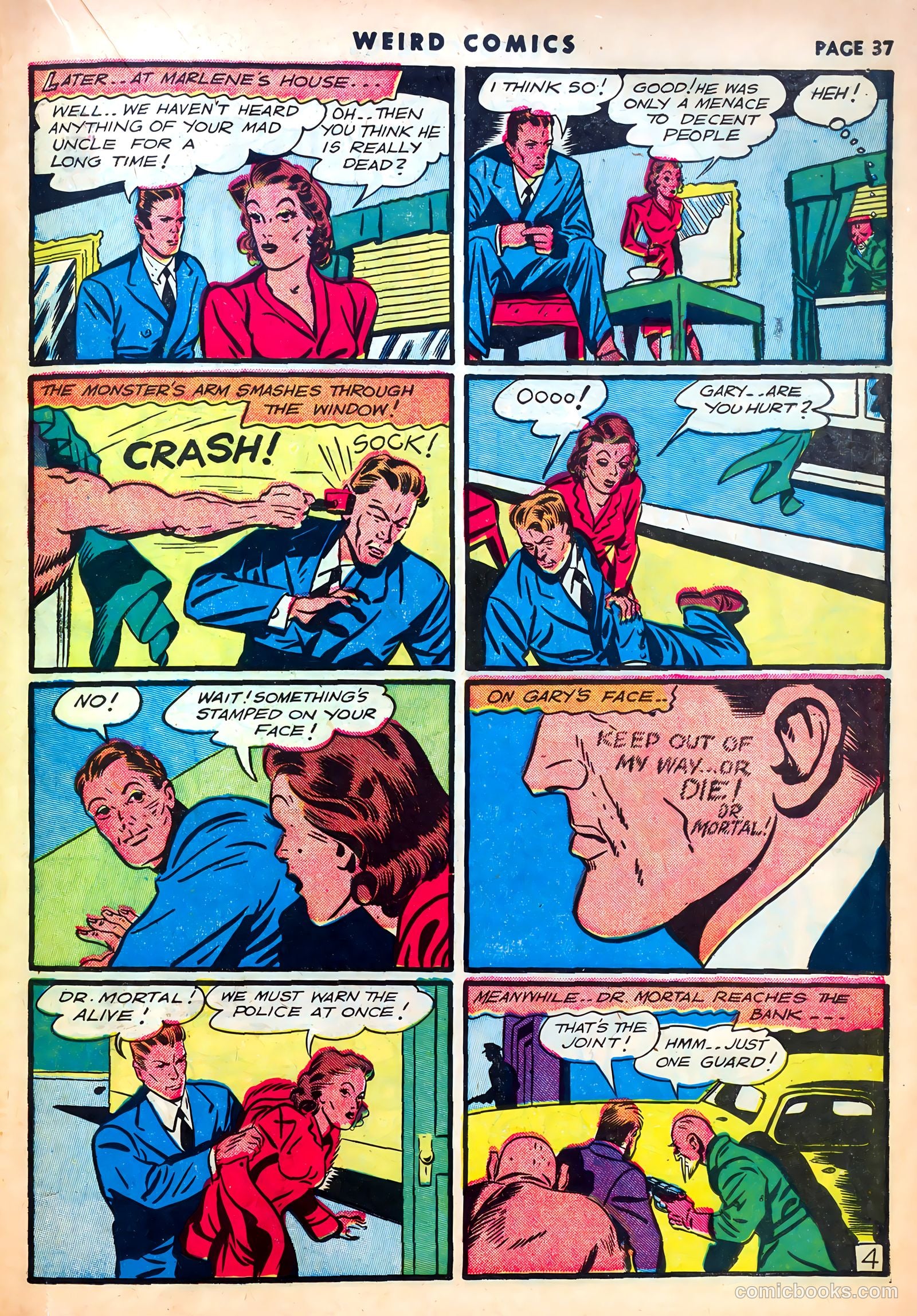 Weird Comics #16 (1941) — page 38 of 67