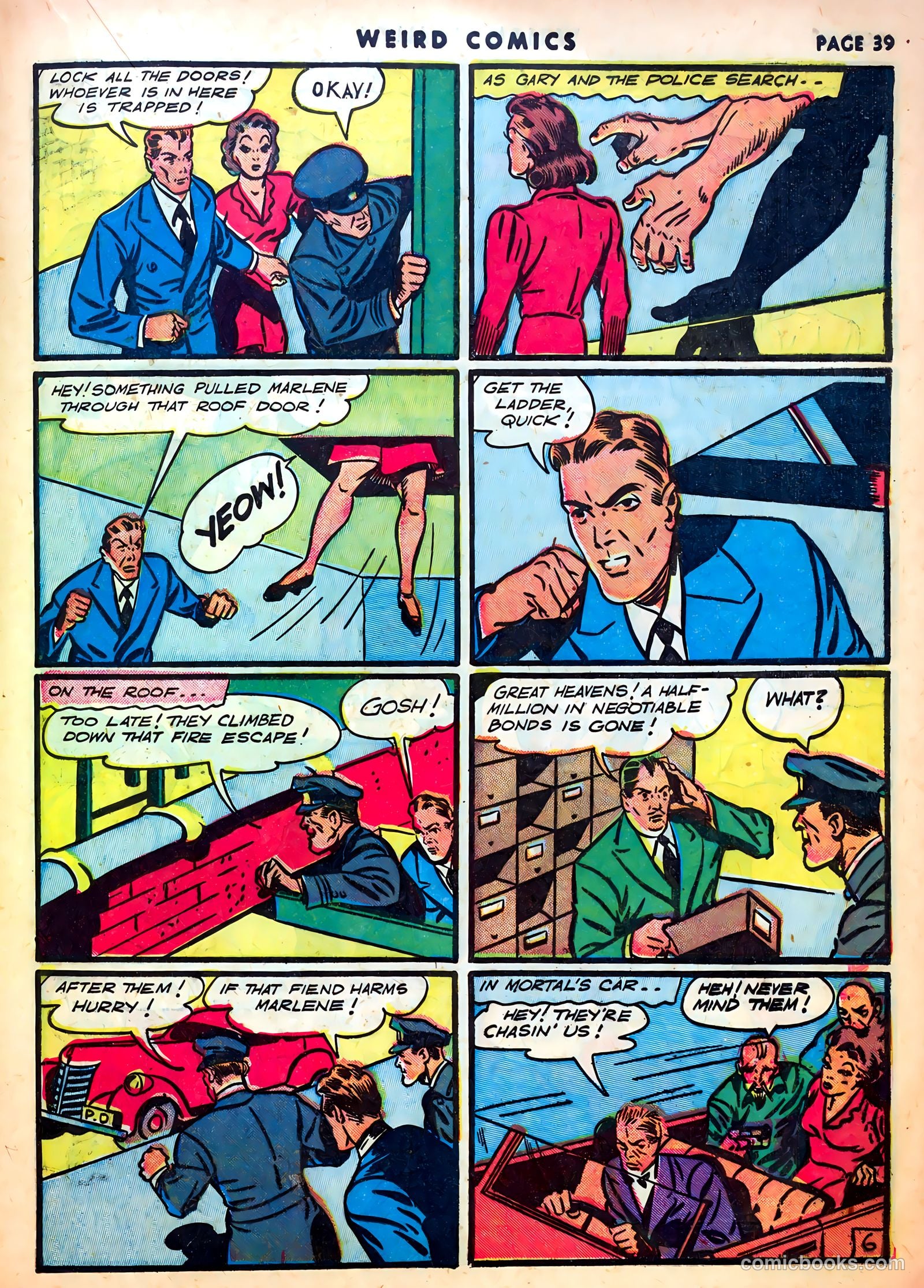 Weird Comics #16 (1941) — page 40 of 67
