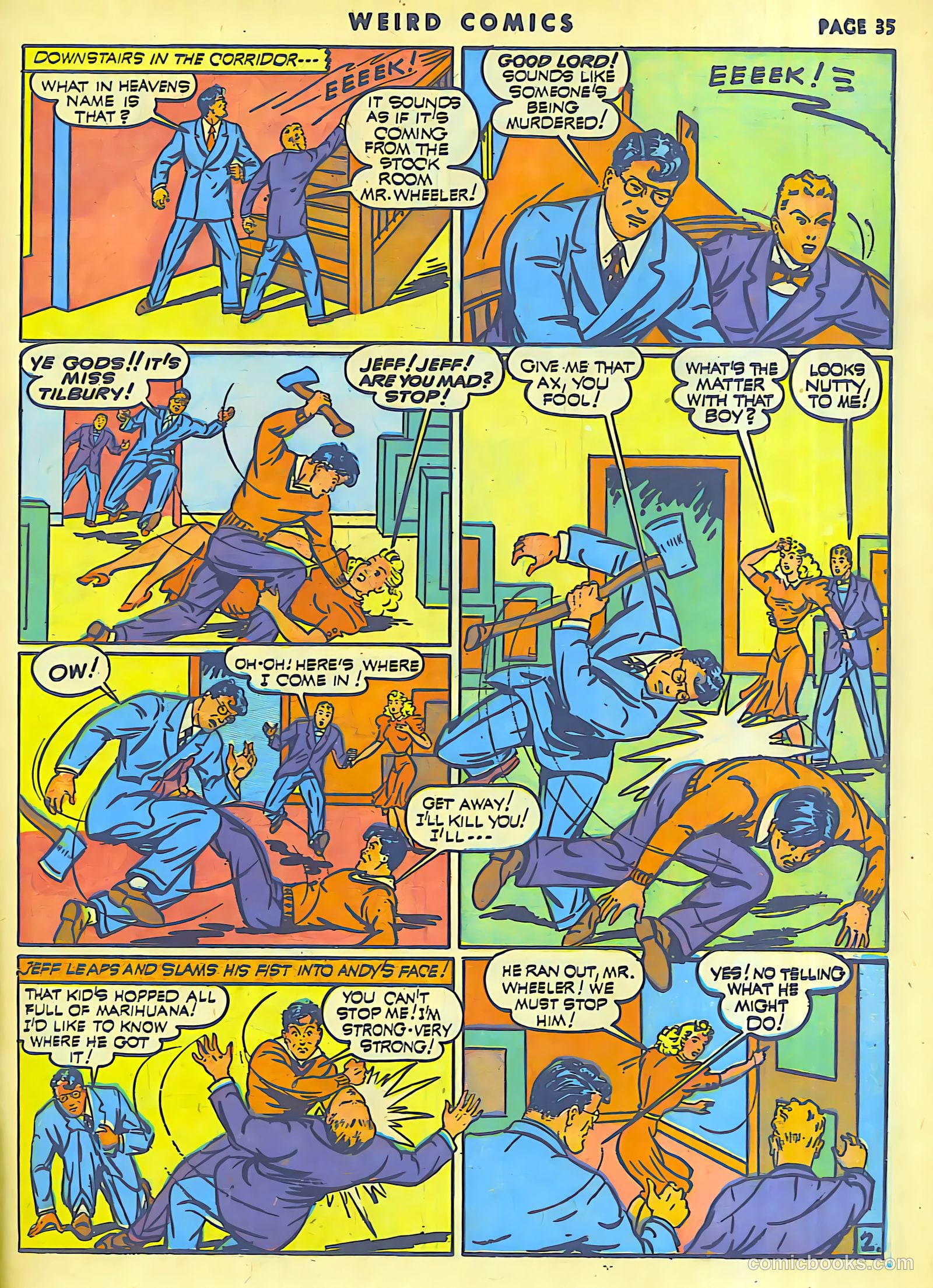 Weird Comics #17 (1941) — page 34 of 63