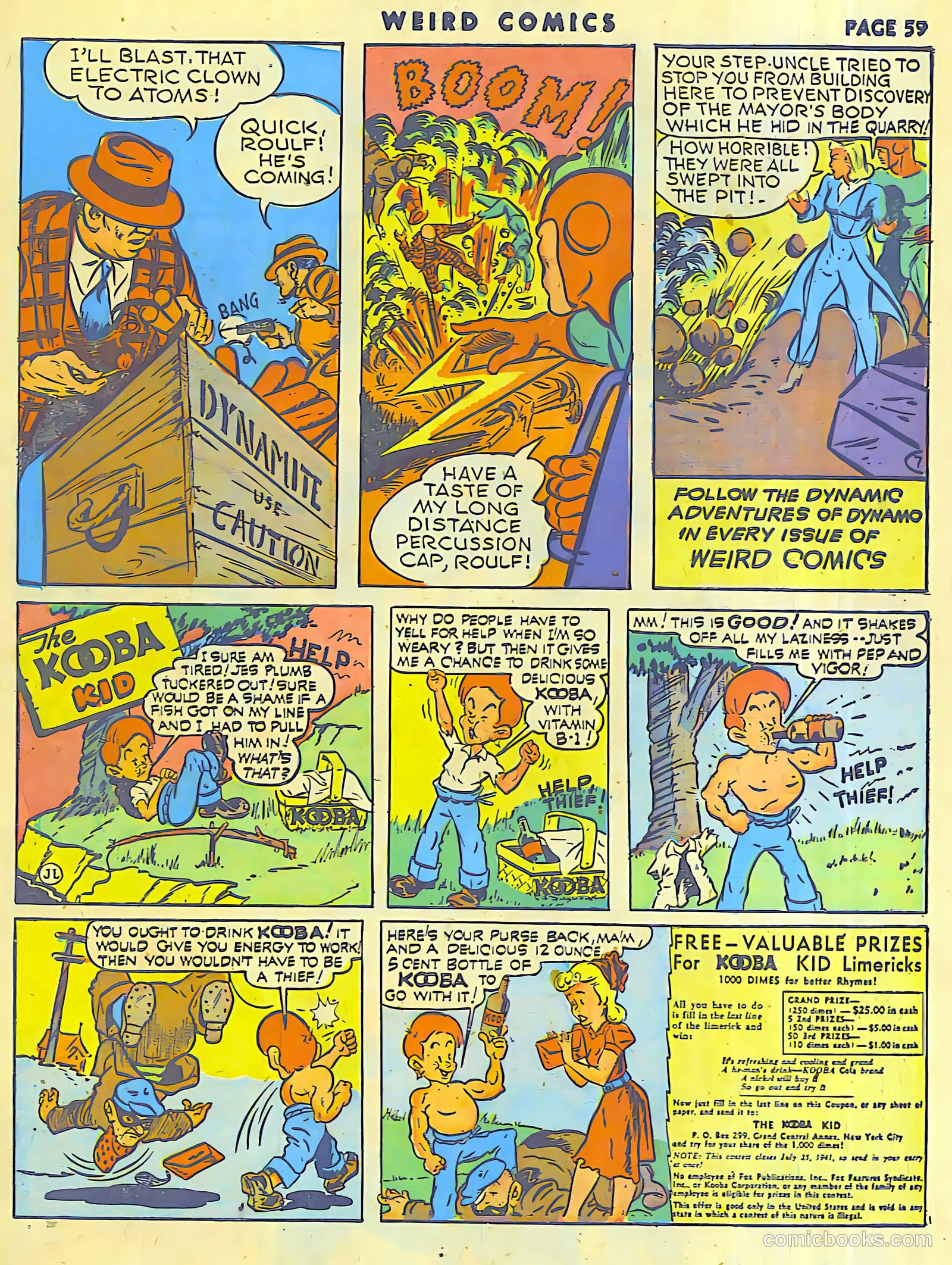 Weird Comics #17 (1941) — page 58 of 63