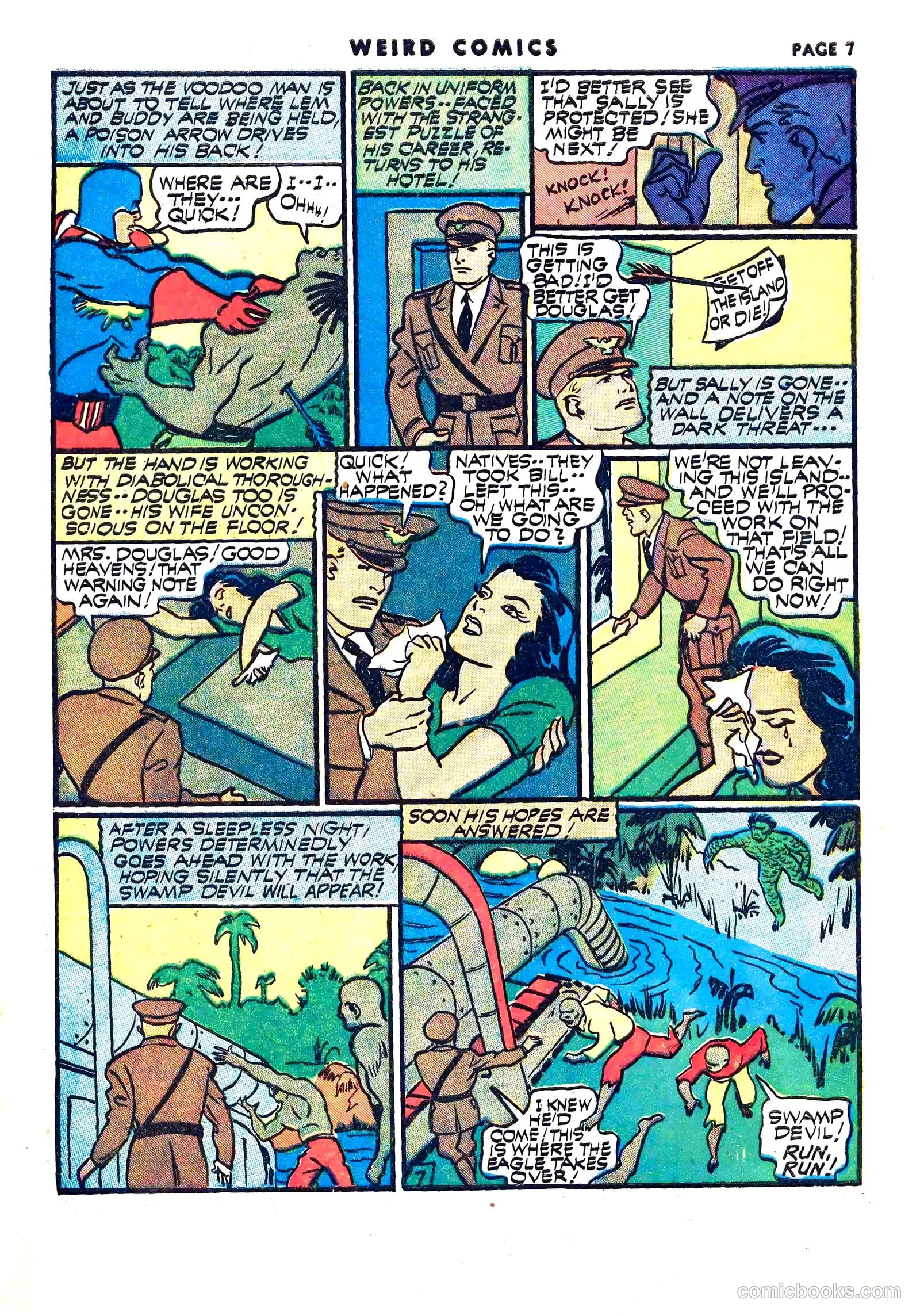 Weird Comics #18 (1941) — page 9 of 68
