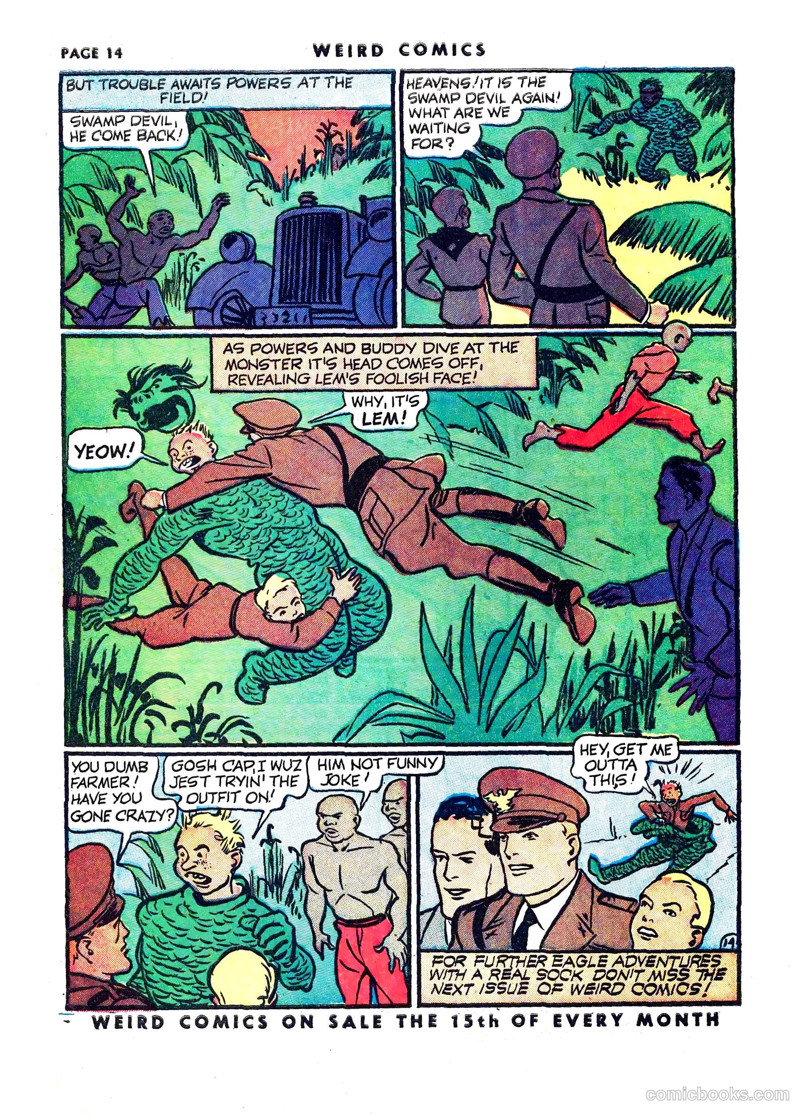 Weird Comics #18 (1941) — page 16 of 68