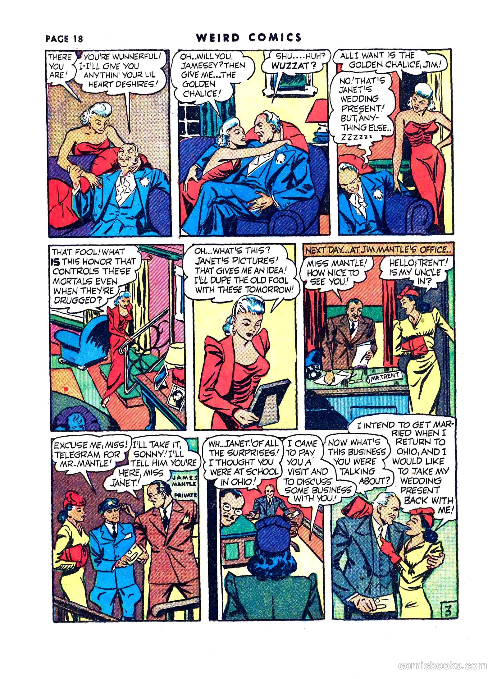 Weird Comics #18 (1941) — page 20 of 68