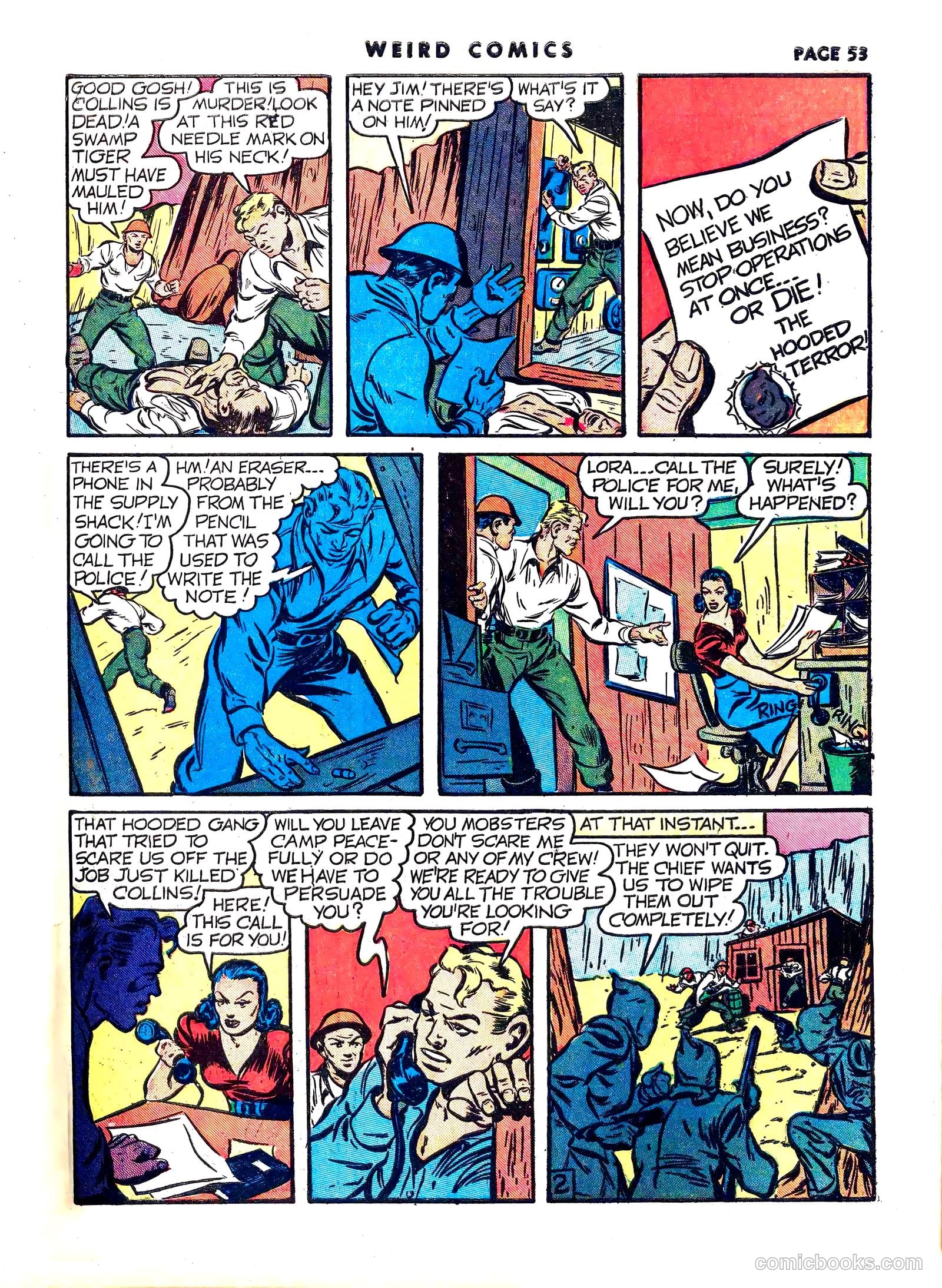 Weird Comics #18 (1941) — page 55 of 68