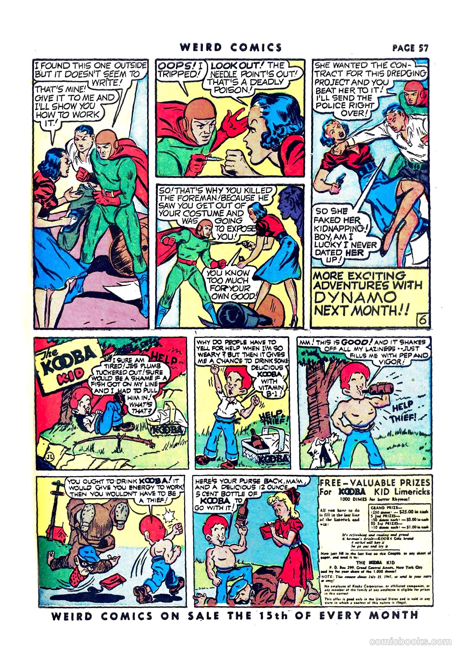 Weird Comics #18 (1941) — page 59 of 68