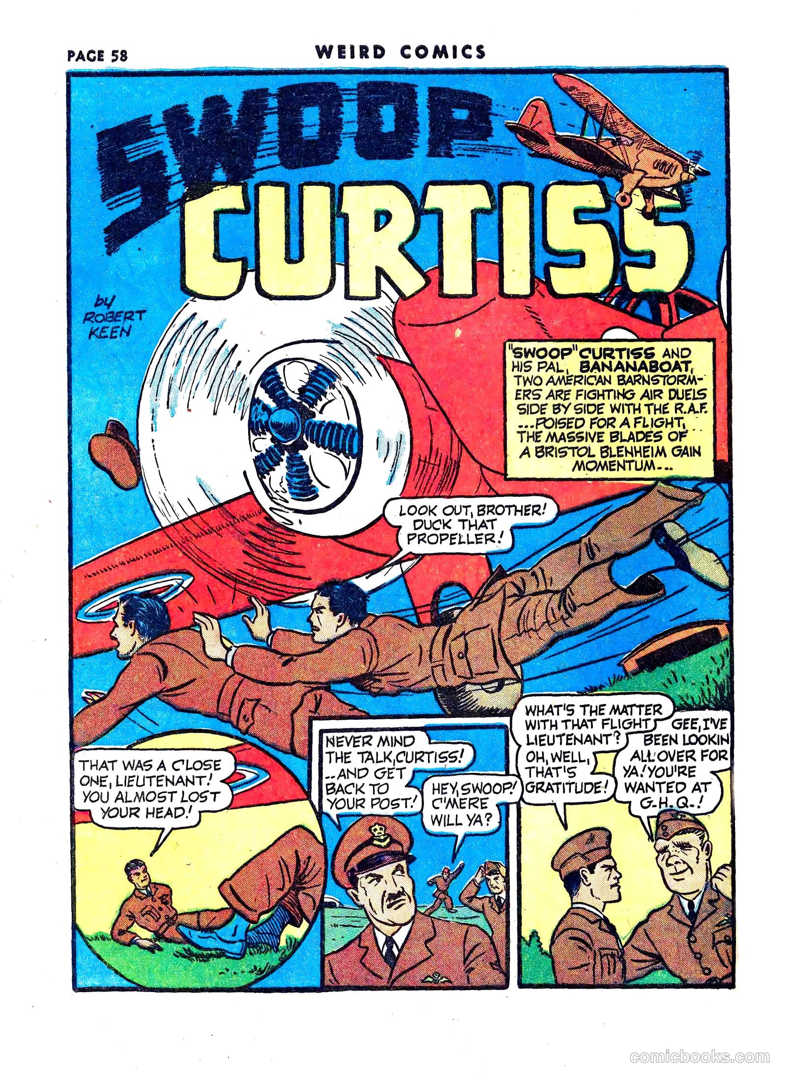 Weird Comics #18 (1941) — page 60 of 68