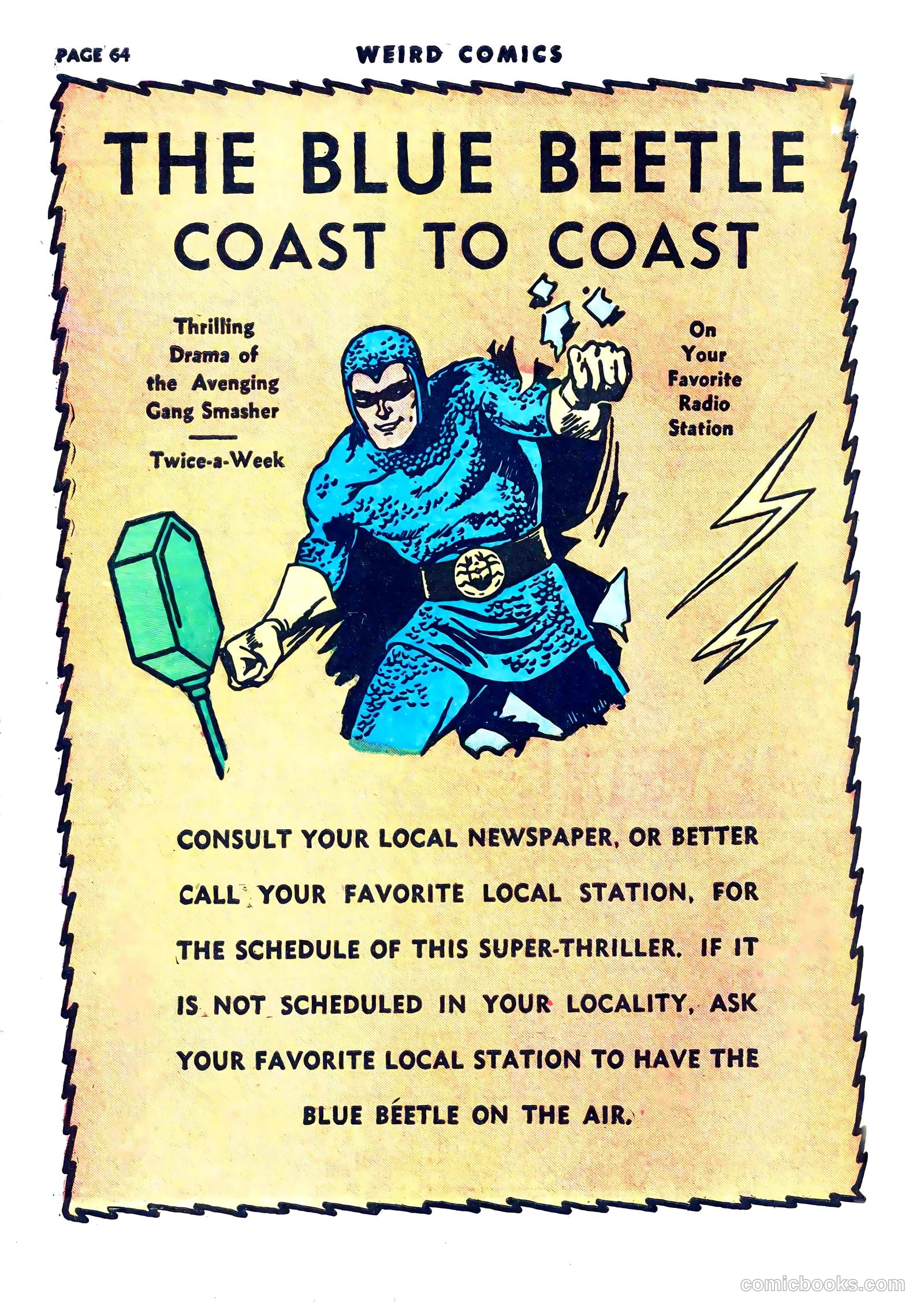 Weird Comics #18 (1941) — page 66 of 68