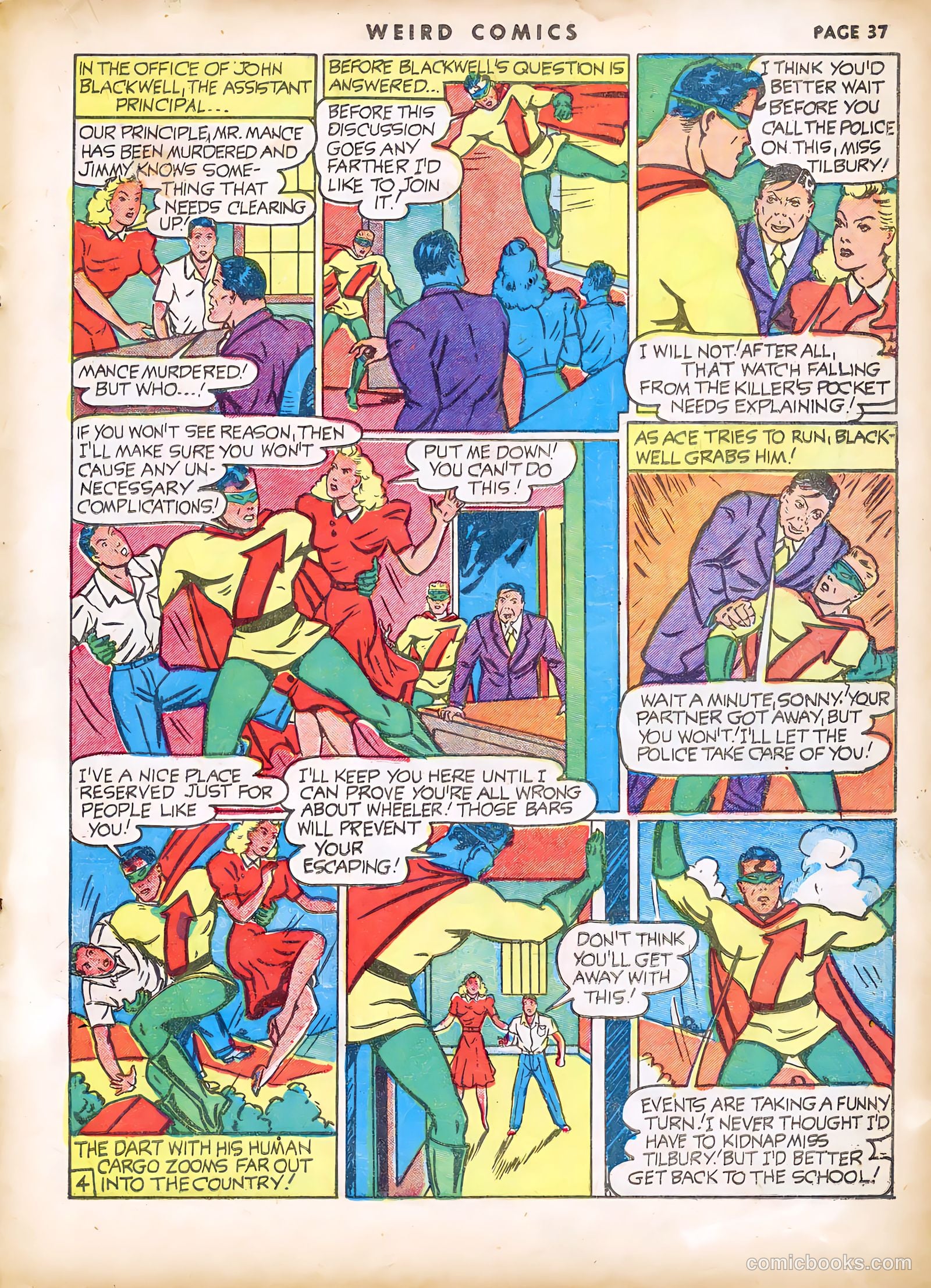 Weird Comics #19 (1941) — page 38 of 67