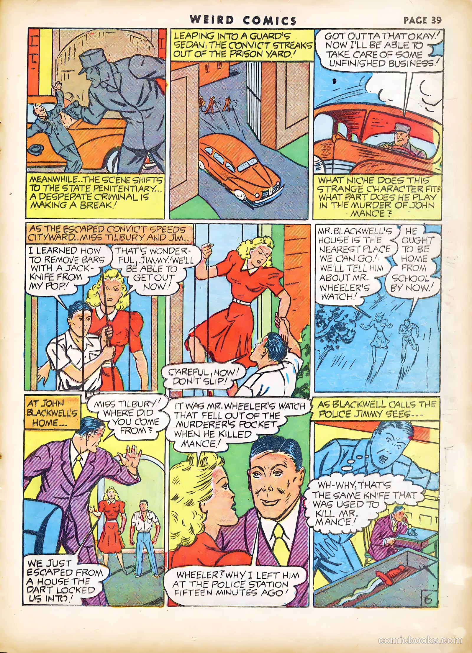 Weird Comics #19 (1941) — page 40 of 67