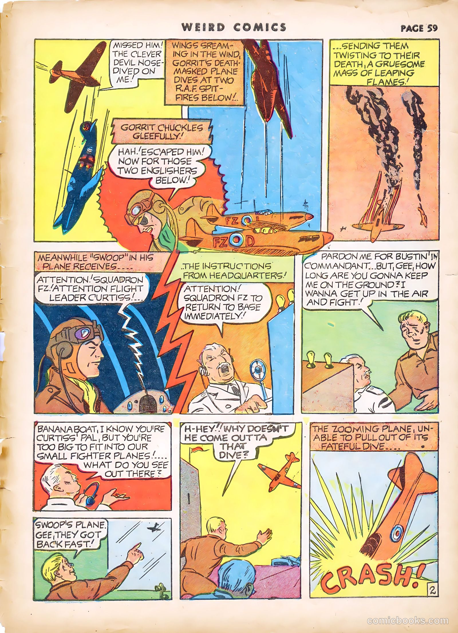 Weird Comics #19 (1941) — page 60 of 67