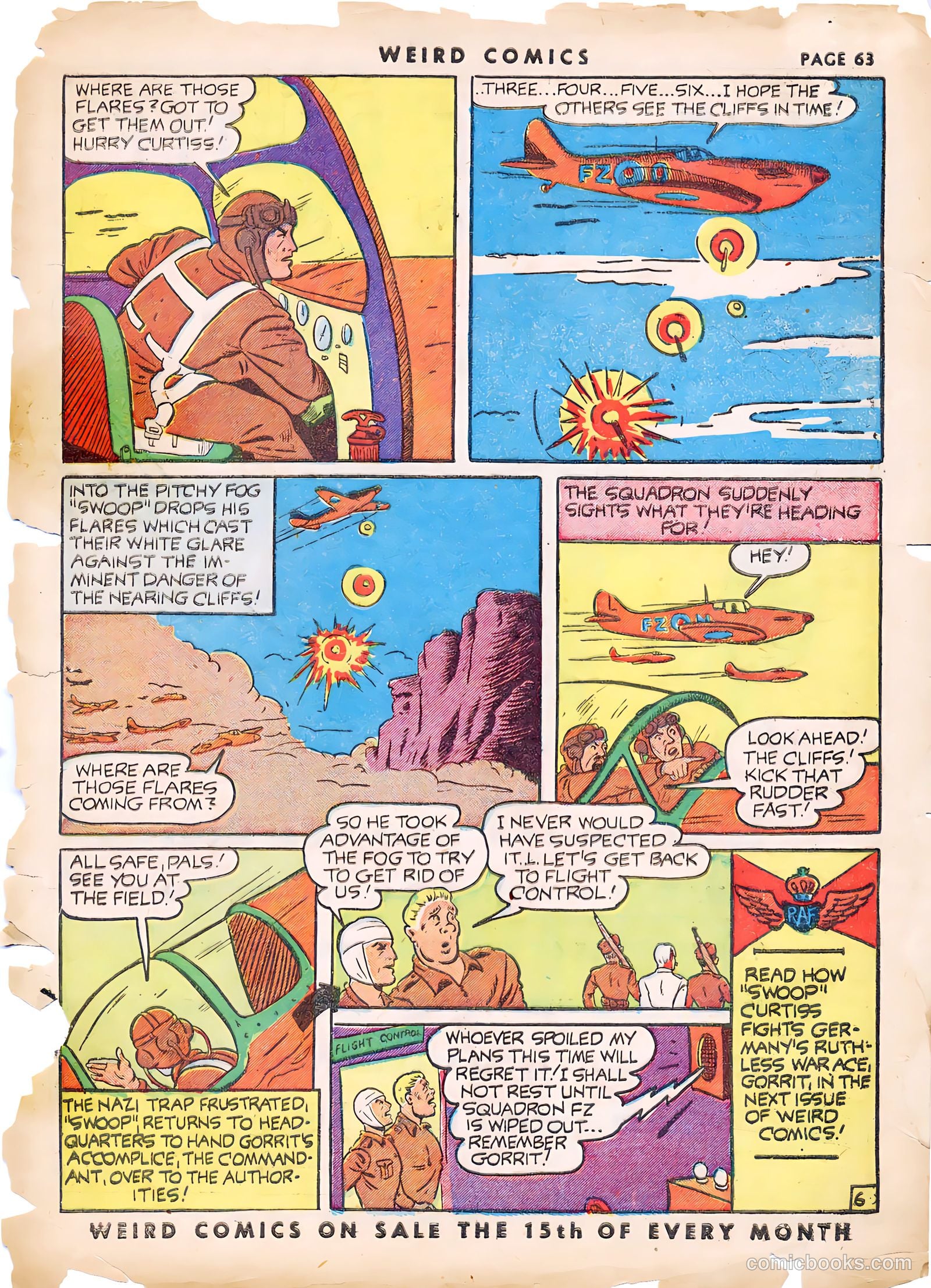Weird Comics #19 (1941) — page 64 of 67