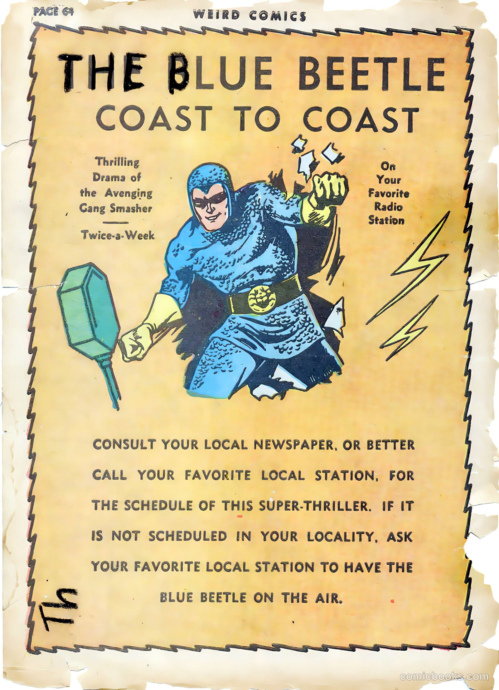 Weird Comics #19 (1941) — page 65 of 67