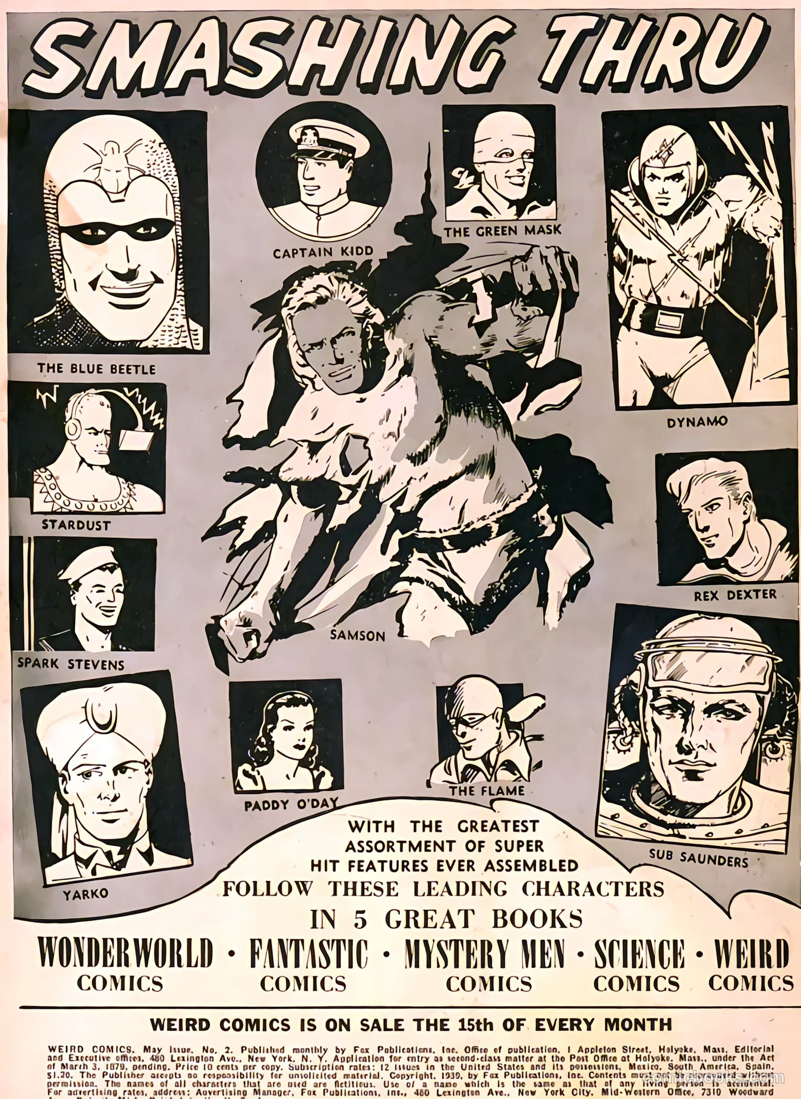 Weird Comics #2 (1940) — page 2 of 68