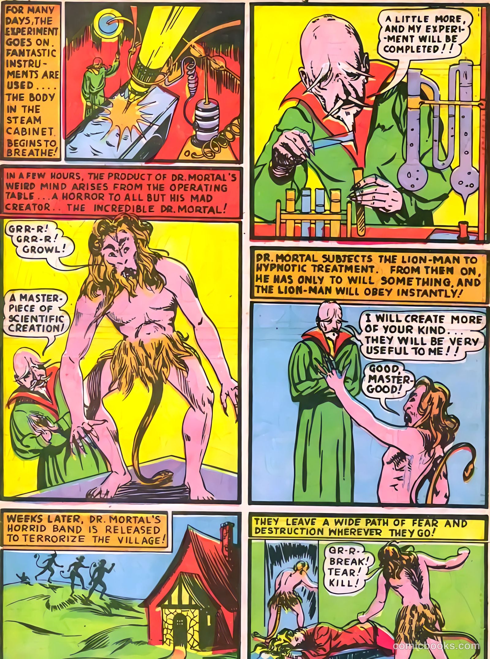 Weird Comics #2 (1940) — page 34 of 68