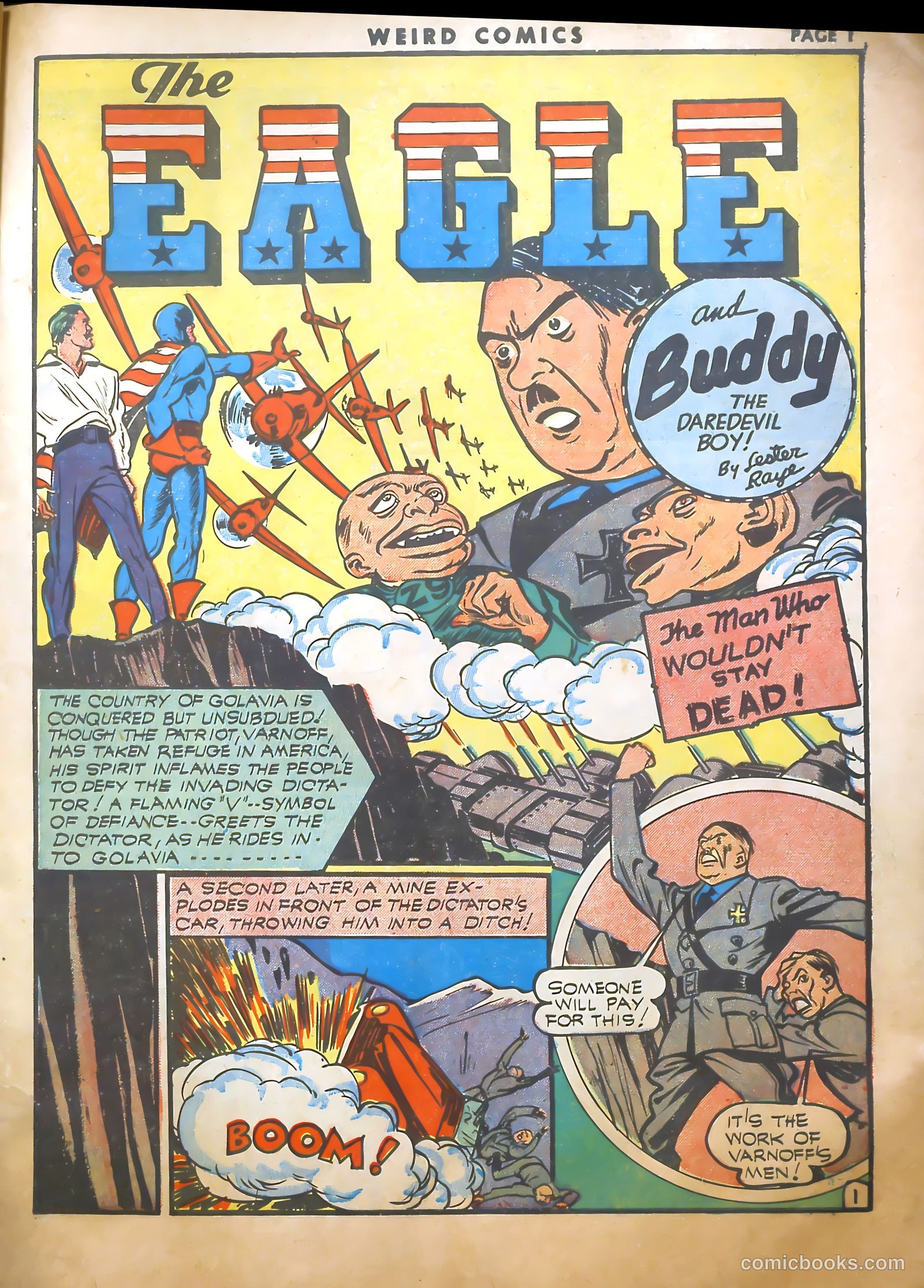 Weird Comics #20 (1942) — page 3 of 67