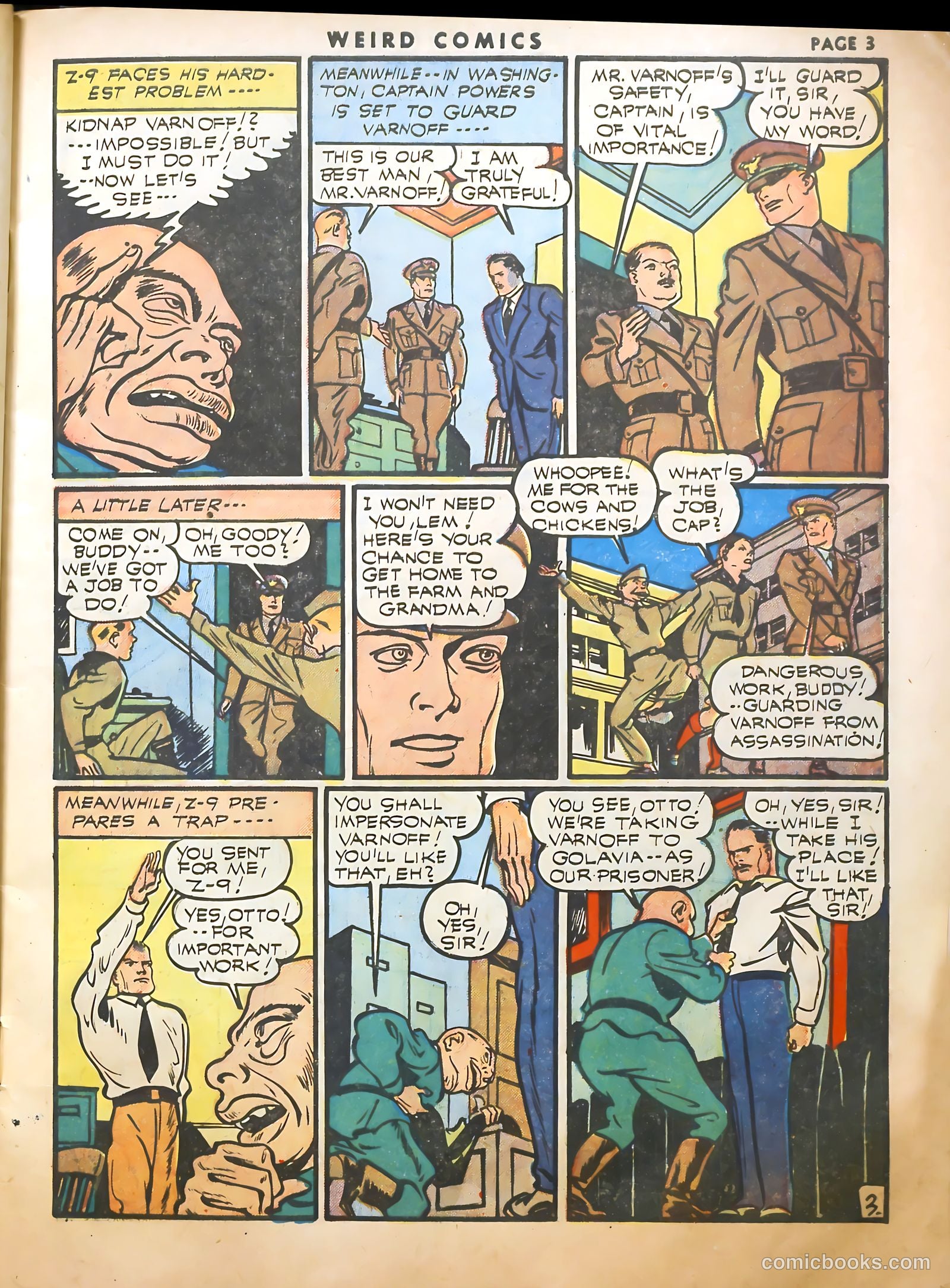 Weird Comics #20 (1942) — page 5 of 67