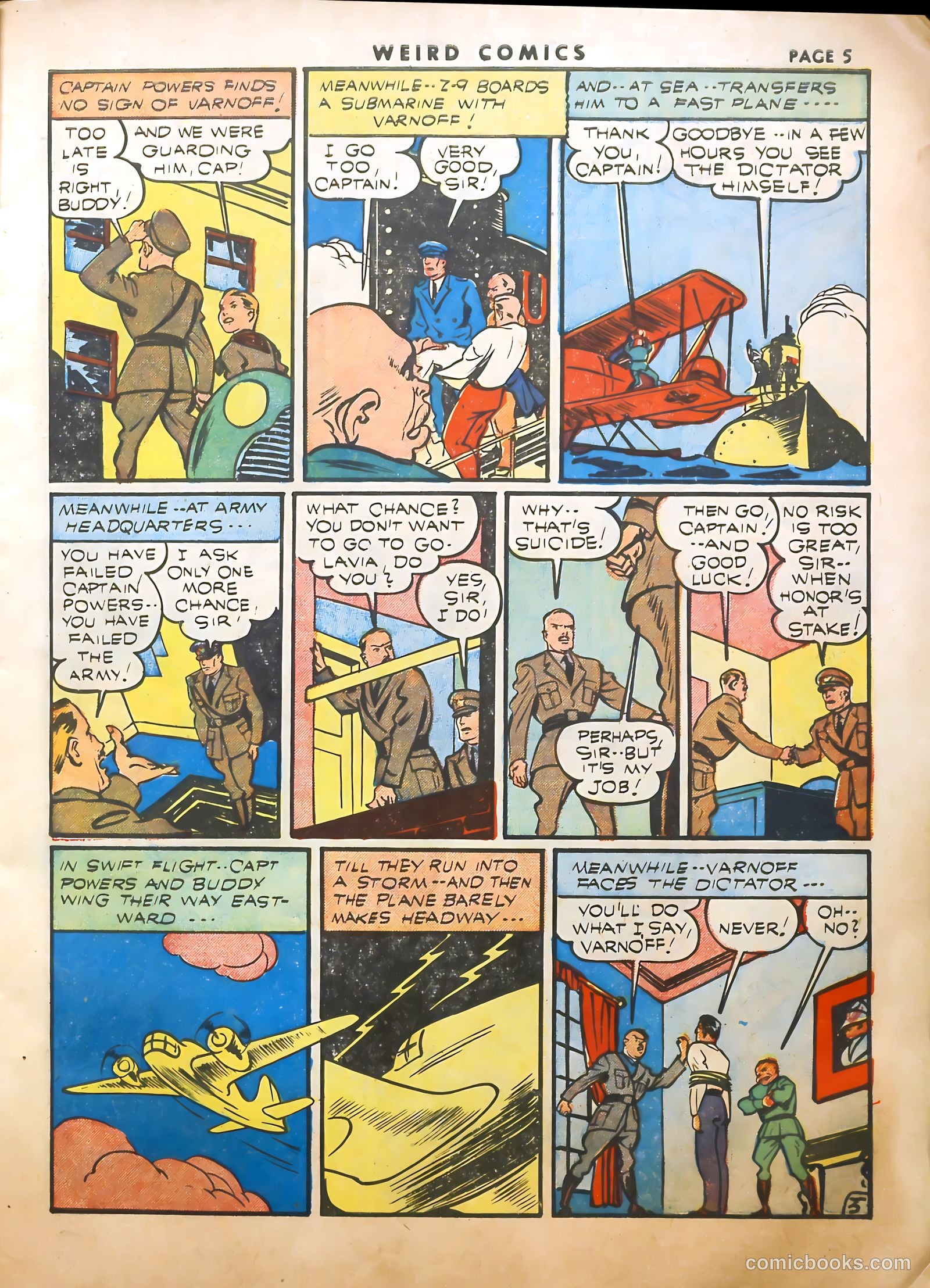 Weird Comics #20 (1942) — page 7 of 67