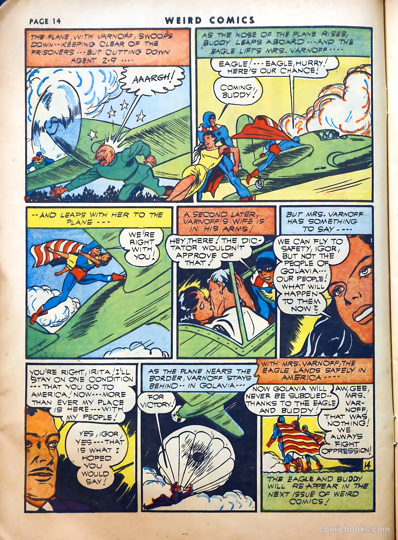 Weird Comics #20 (1942) — page 16 of 67