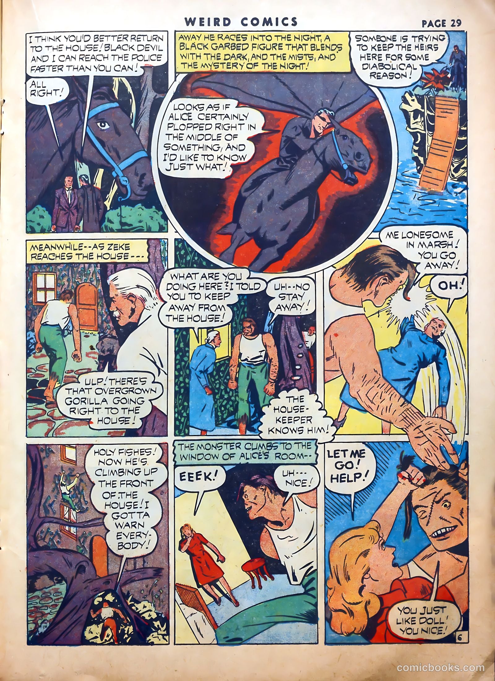 Weird Comics #20 (1942) — page 31 of 67