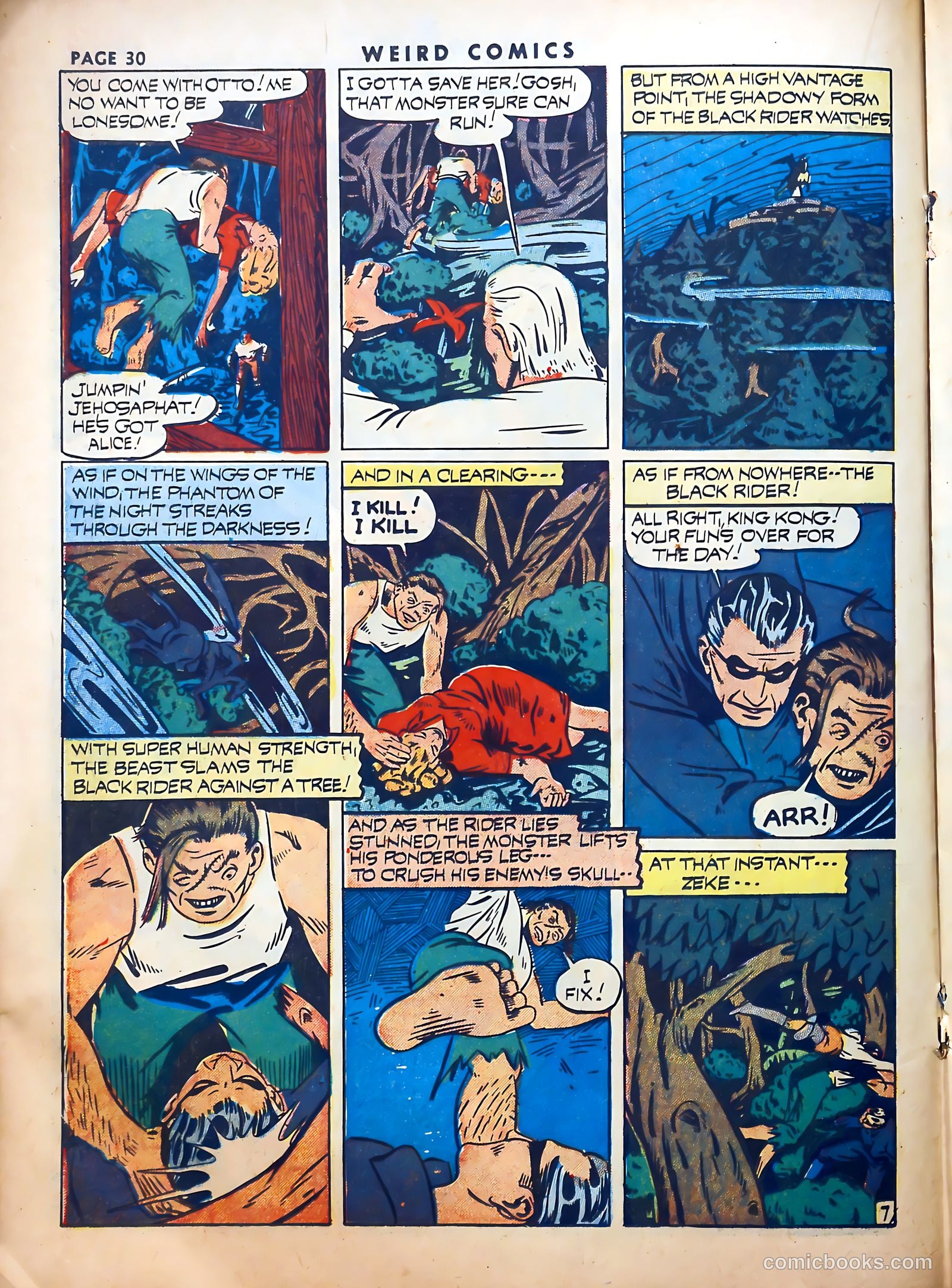 Weird Comics #20 (1942) — page 32 of 67