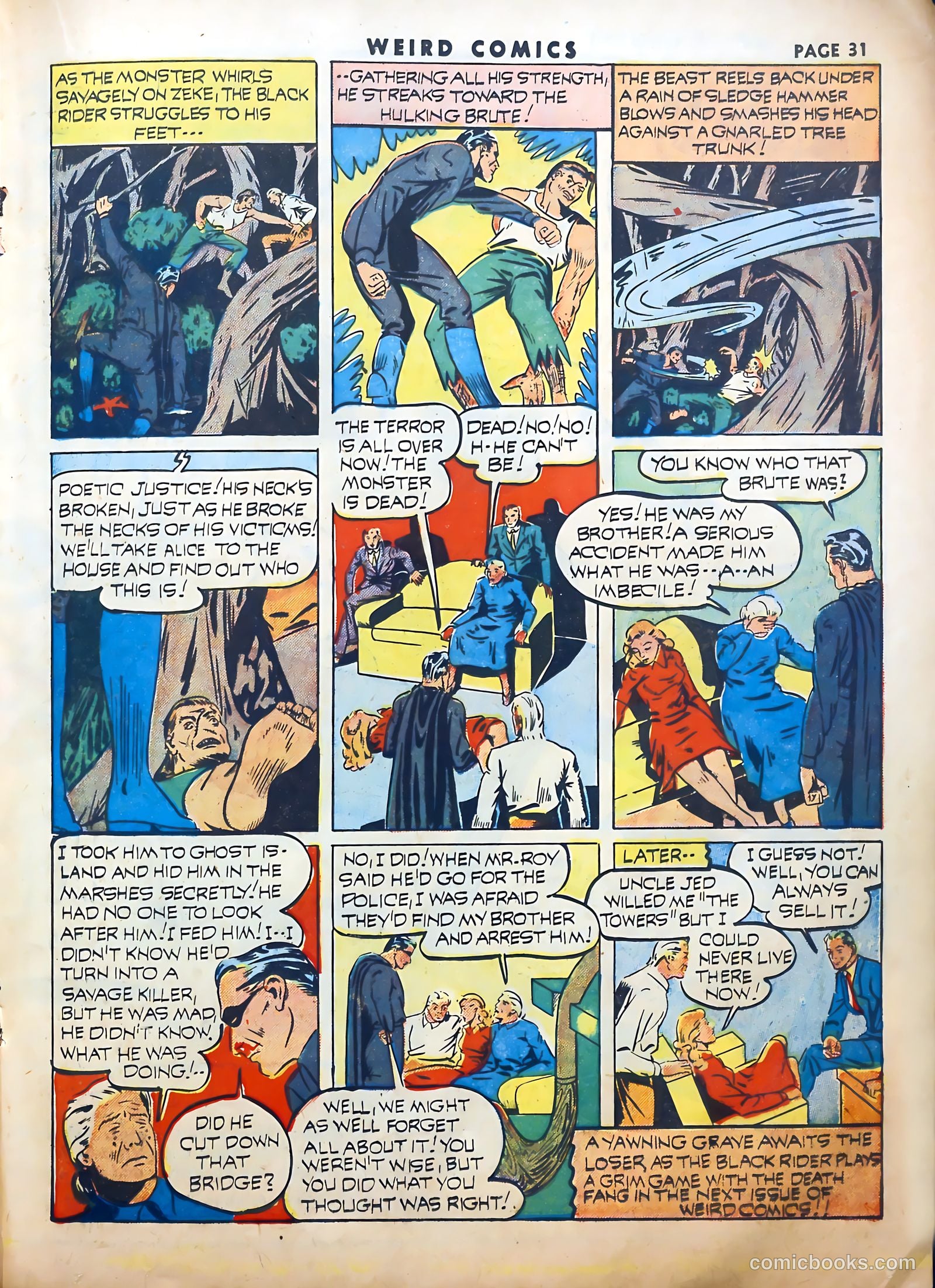 Weird Comics #20 (1942) — page 33 of 67