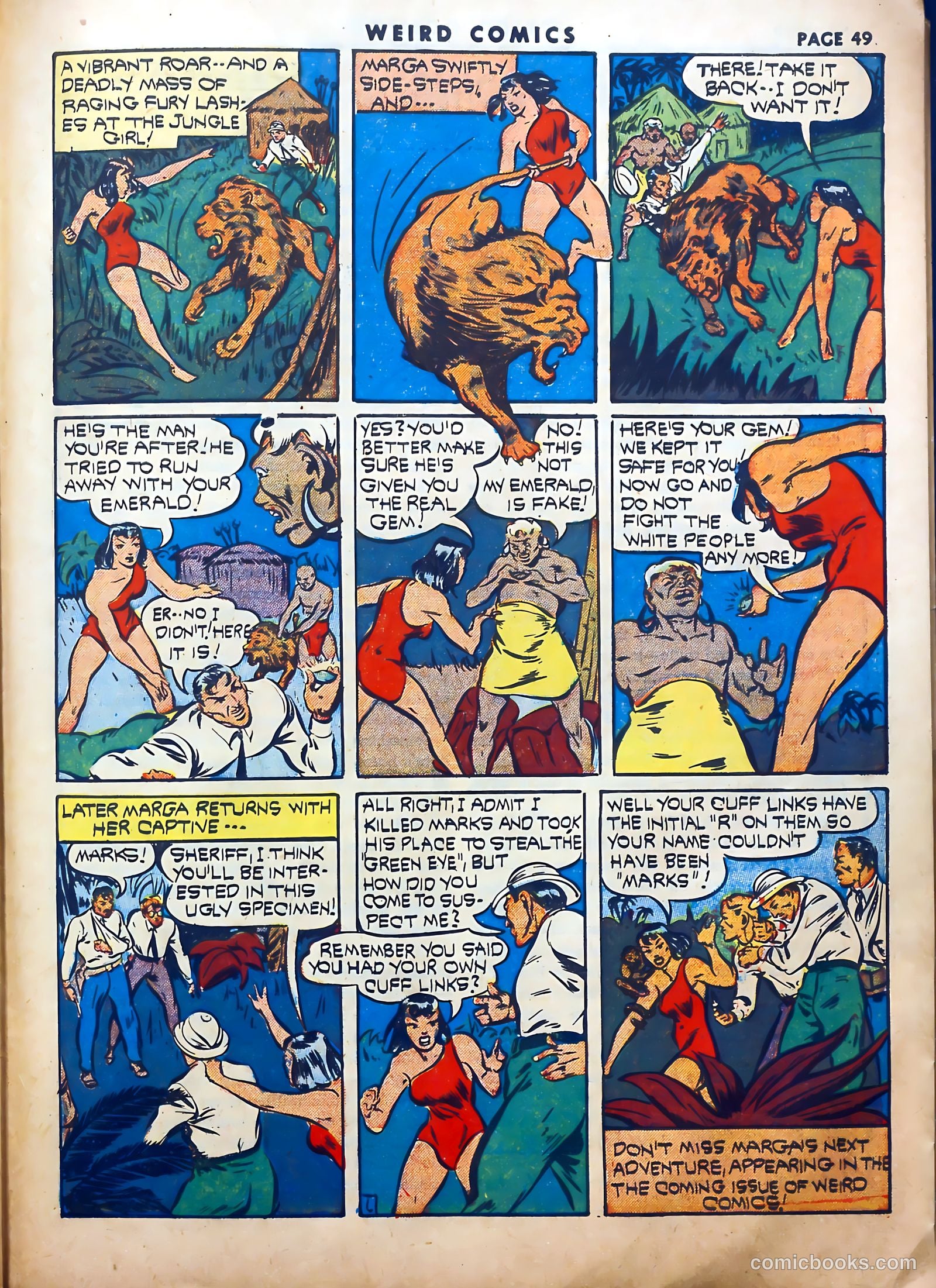 Weird Comics #20 (1942) — page 50 of 67