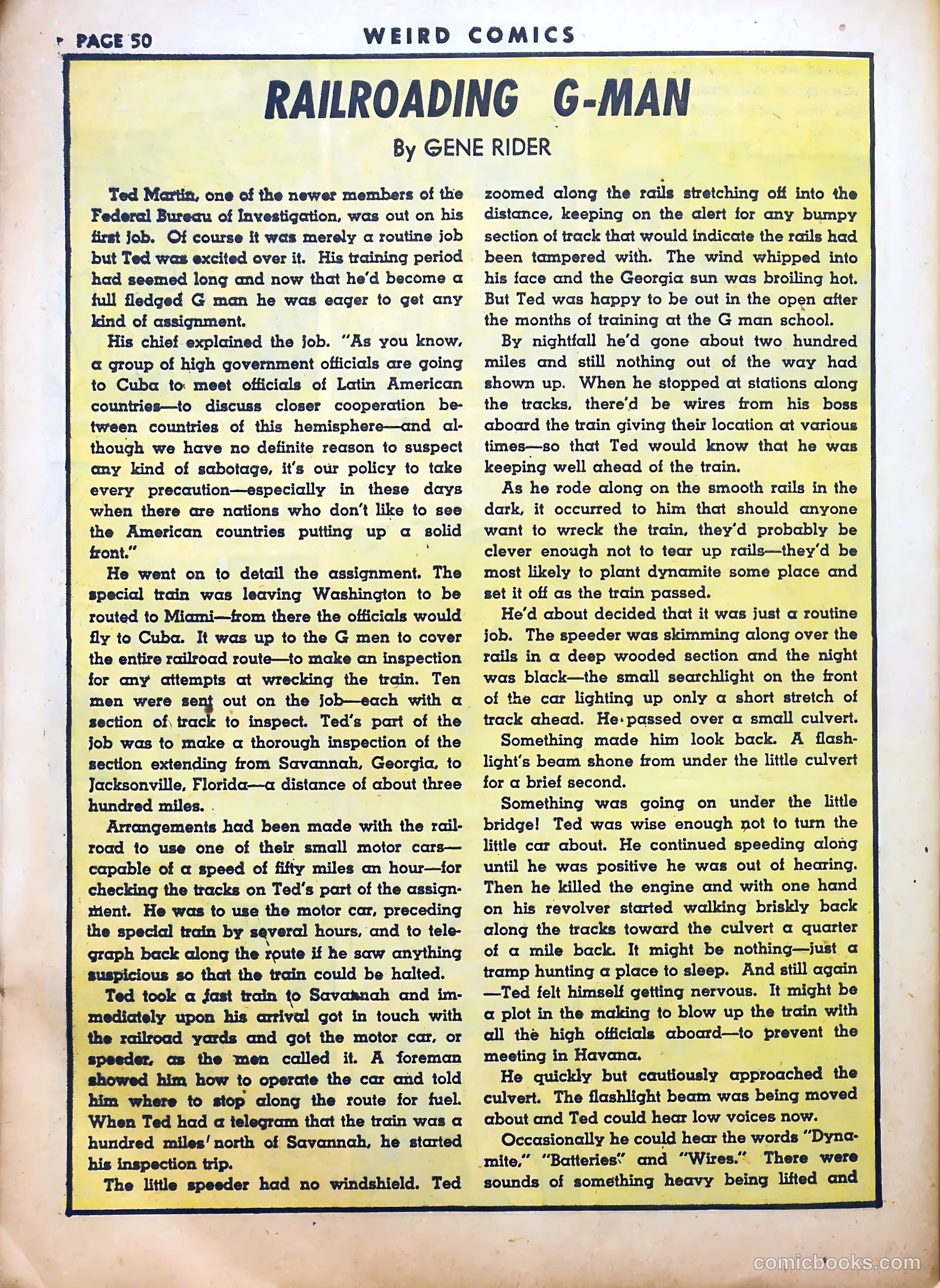 Weird Comics #20 (1942) — page 51 of 67