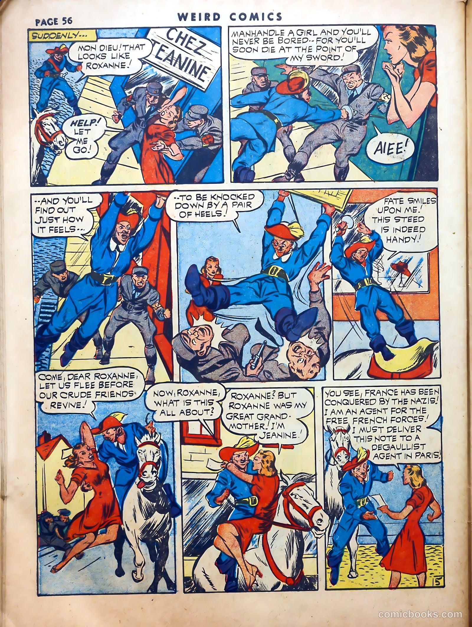 Weird Comics #20 (1942) — page 57 of 67