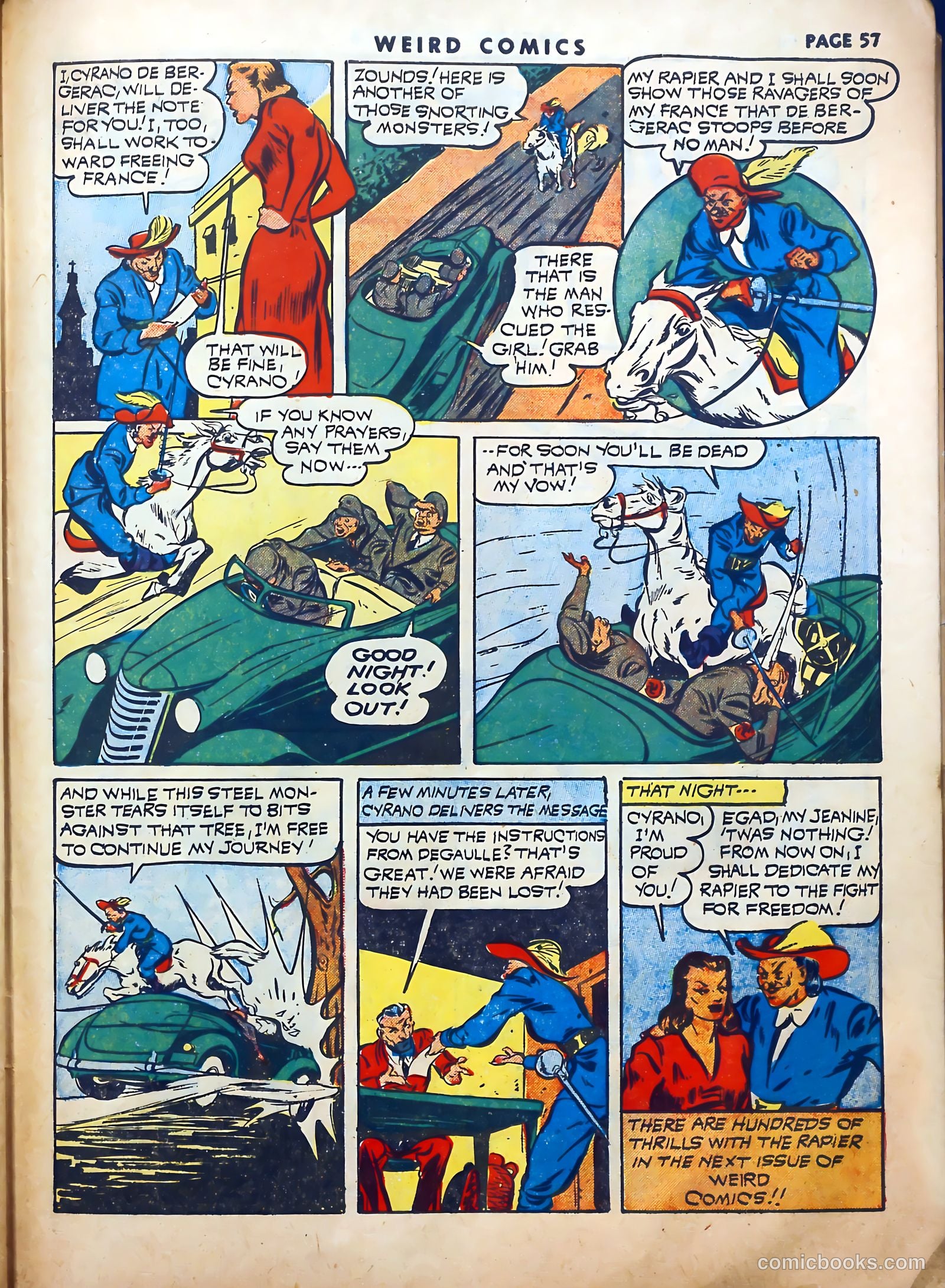 Weird Comics #20 (1942) — page 58 of 67