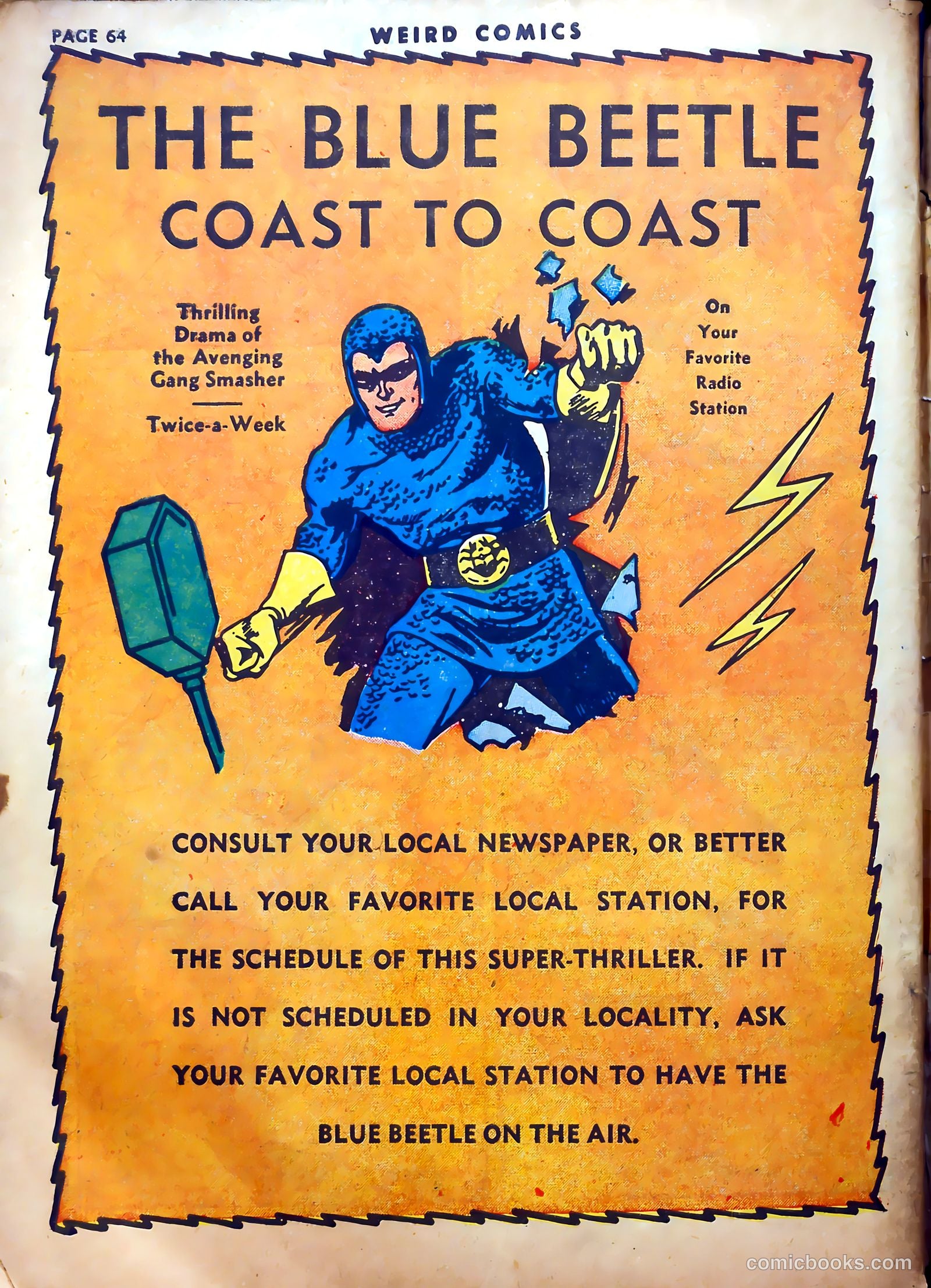 Weird Comics #20 (1942) — page 65 of 67
