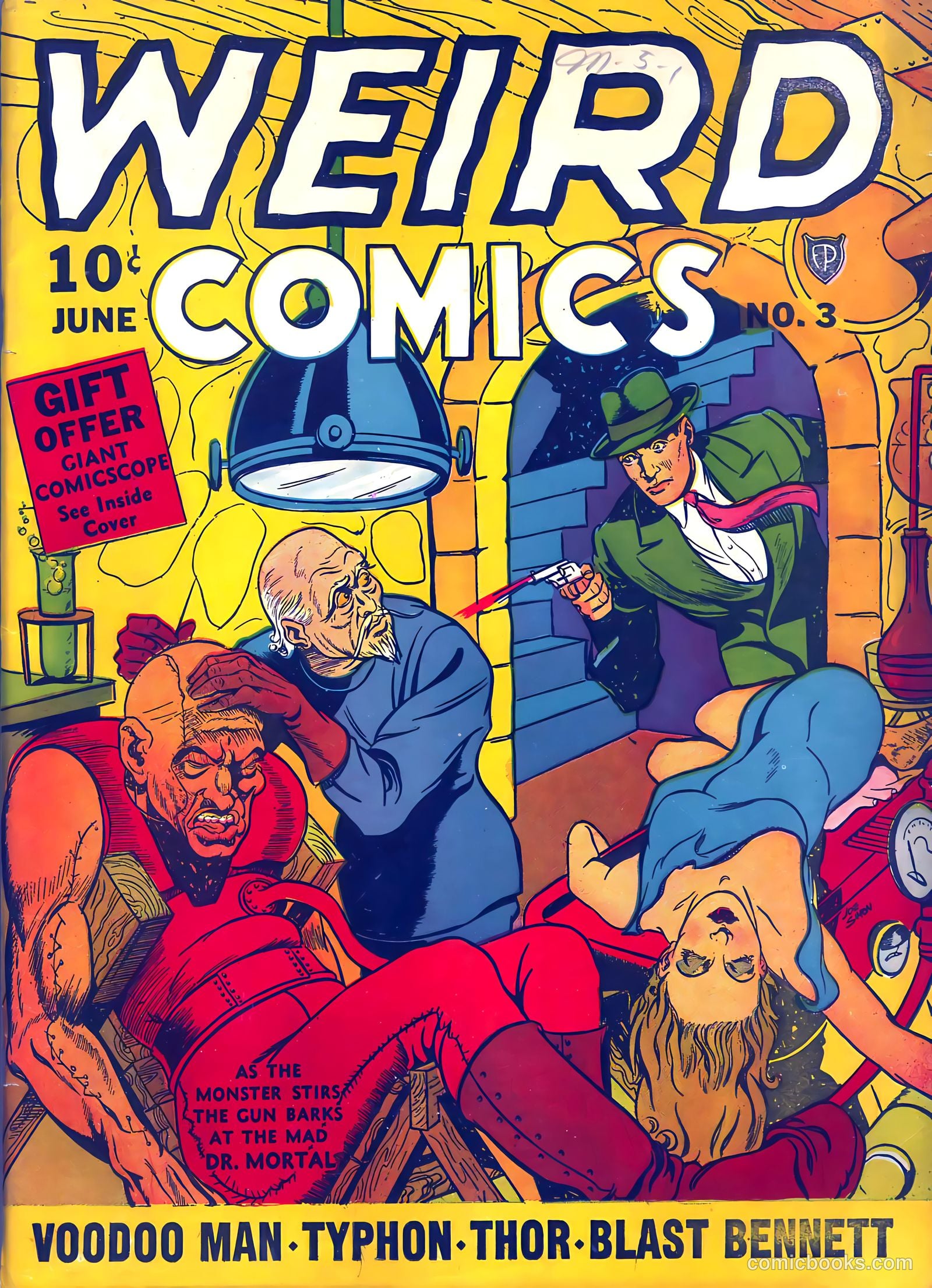 Weird Comics #3 (1940) — page 1 of 68