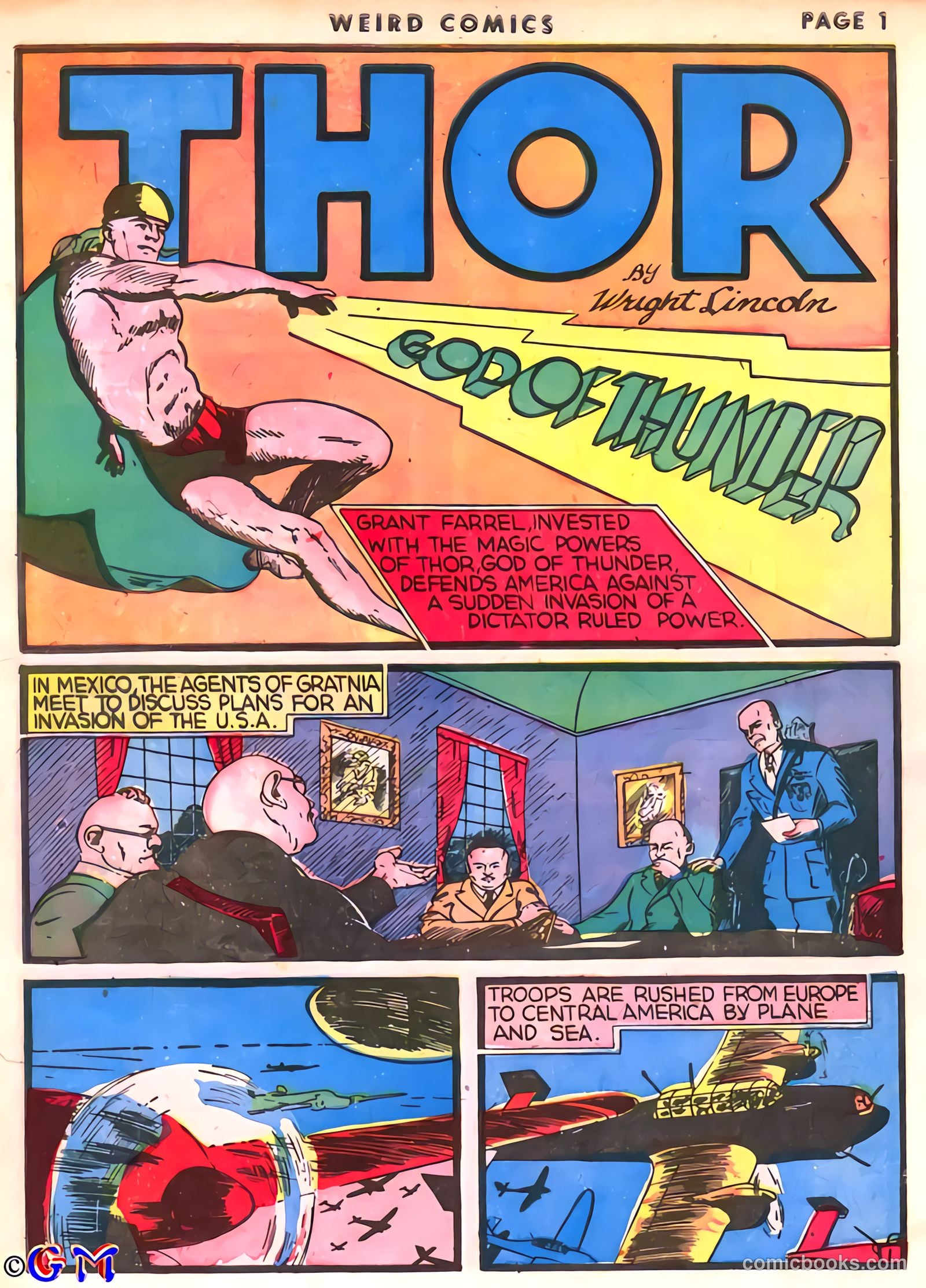 Weird Comics #3 (1940) — page 3 of 68