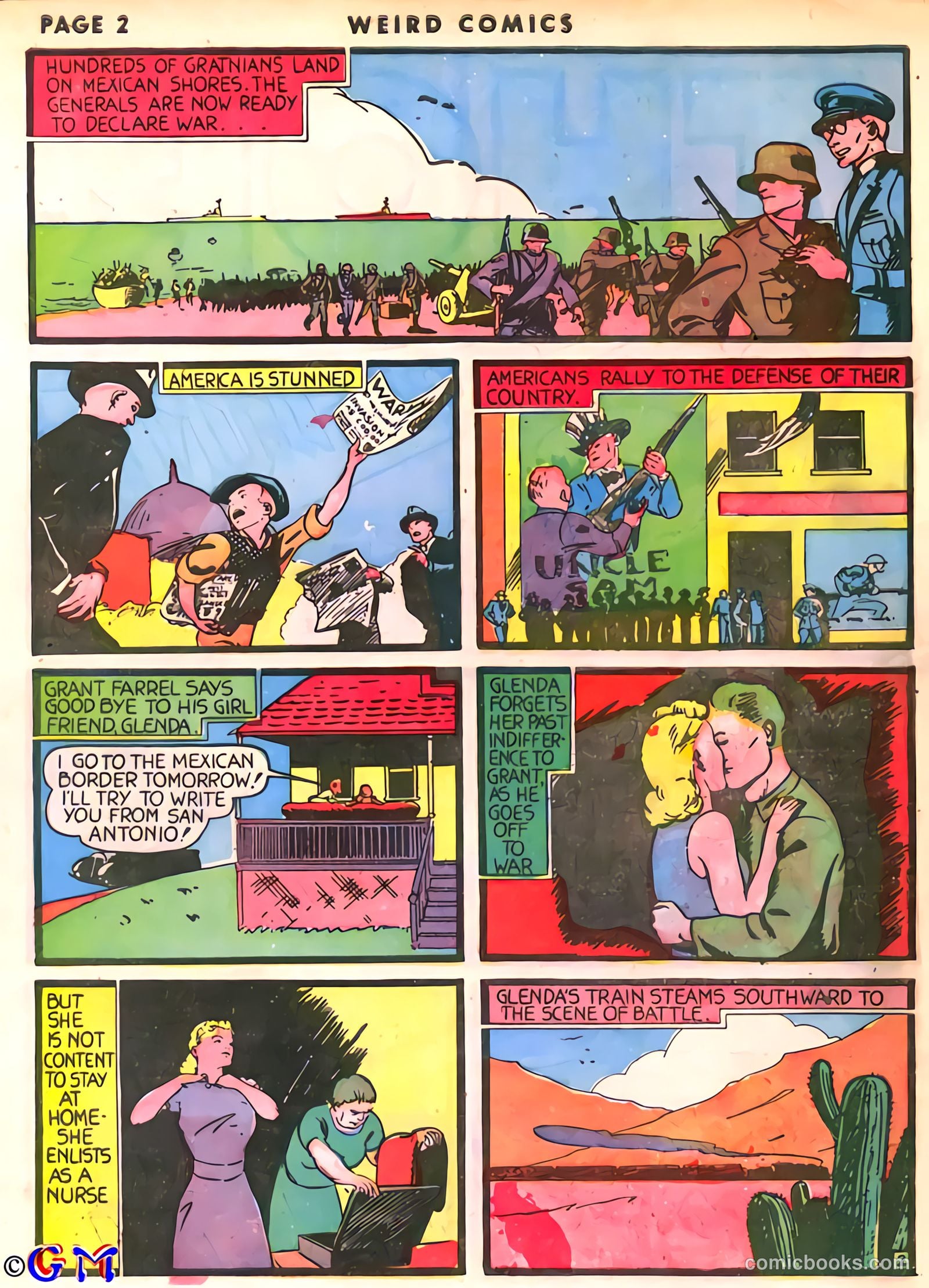 Weird Comics #3 (1940) — page 4 of 68