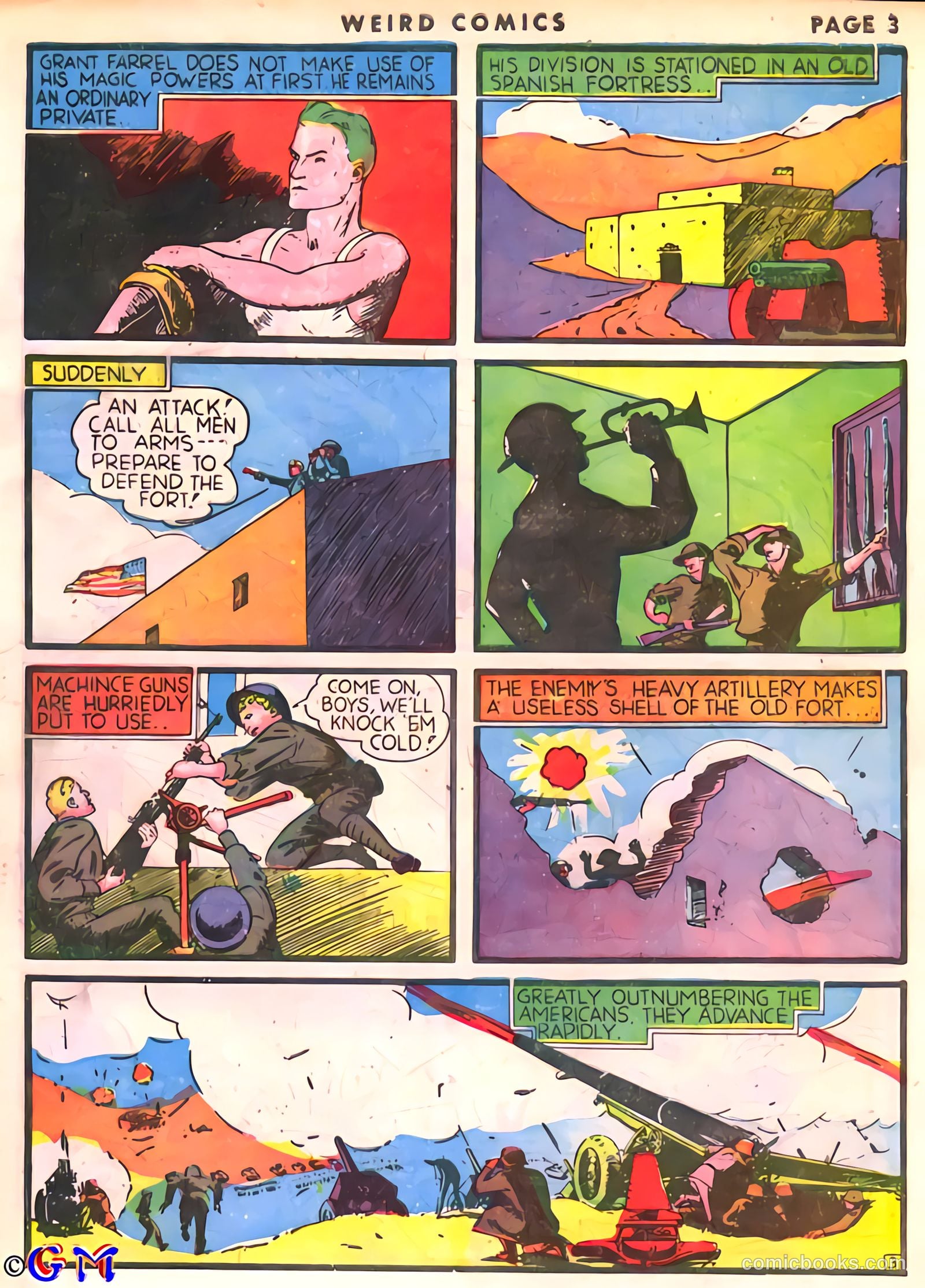 Weird Comics #3 (1940) — page 5 of 68