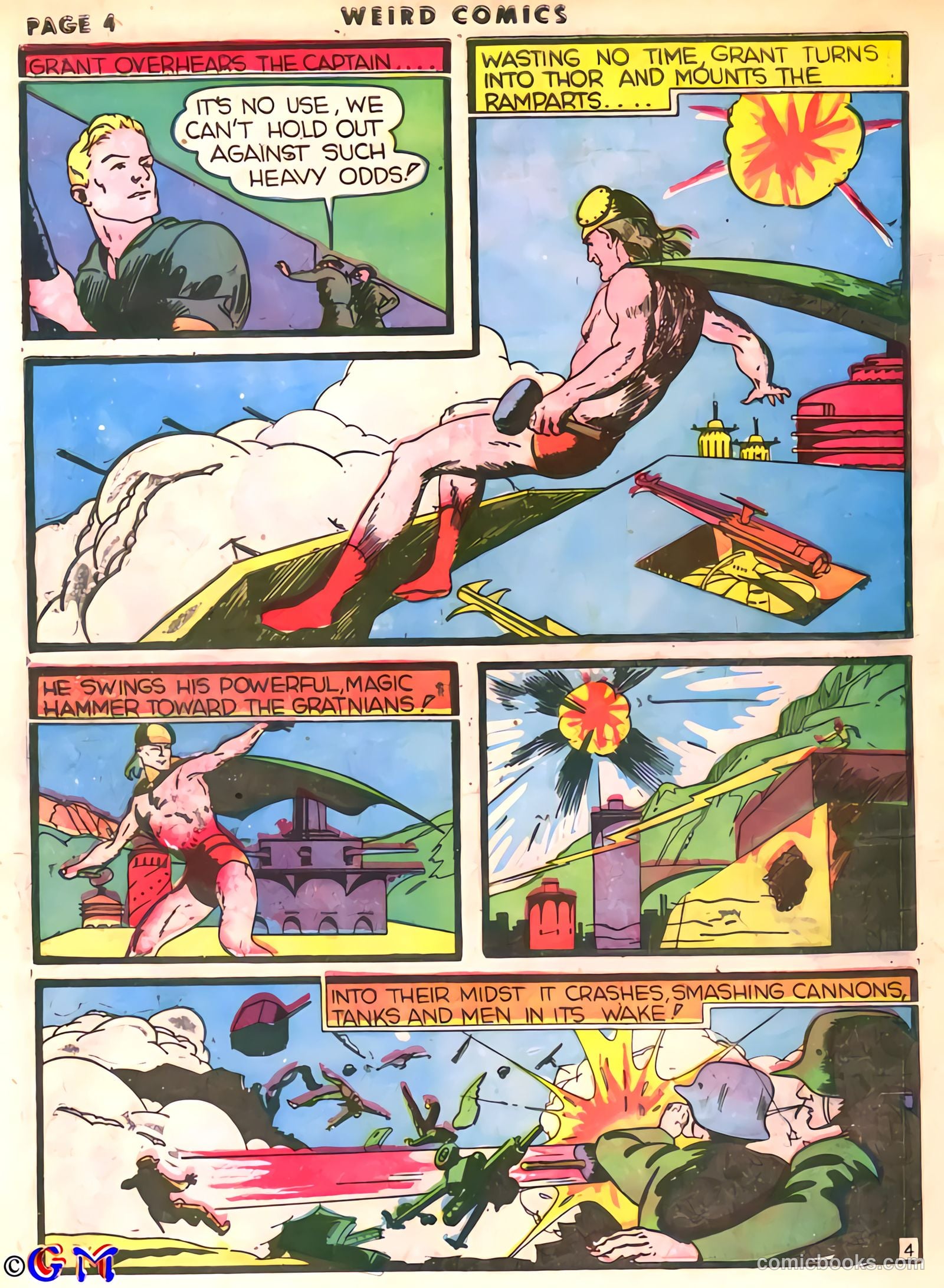 Weird Comics #3 (1940) — page 6 of 68
