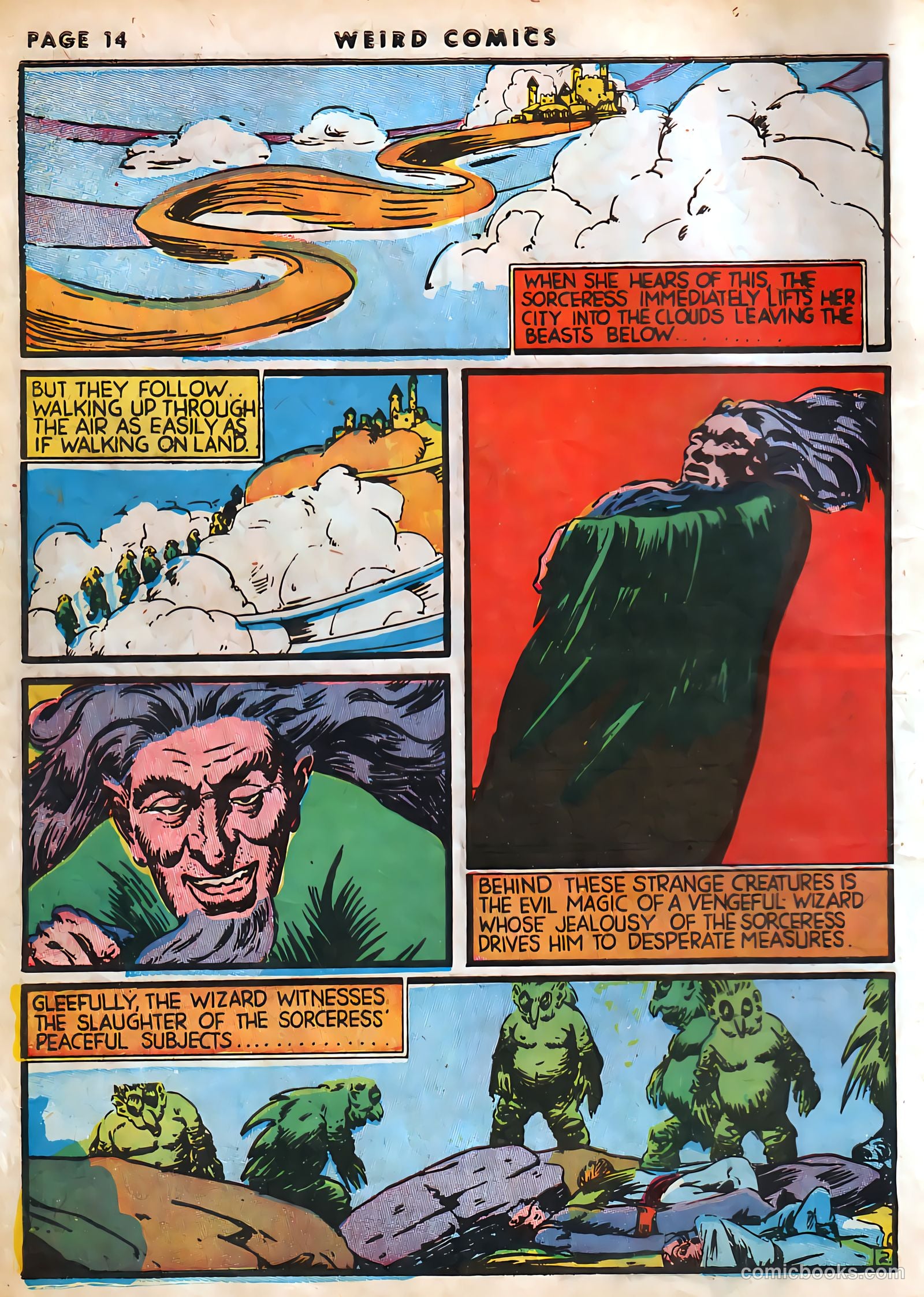 Weird Comics #3 (1940) — page 16 of 68