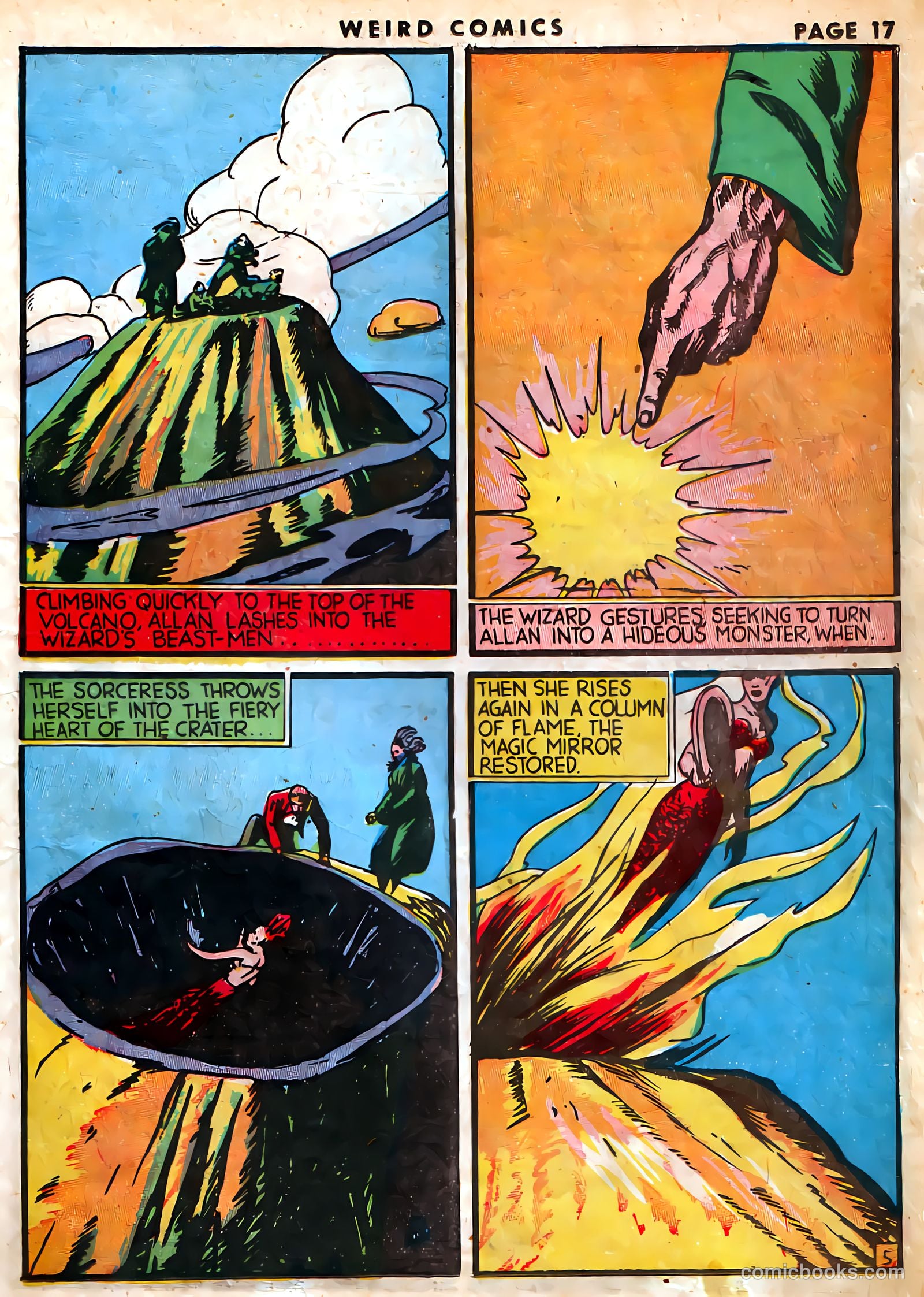 Weird Comics #3 (1940) — page 19 of 68