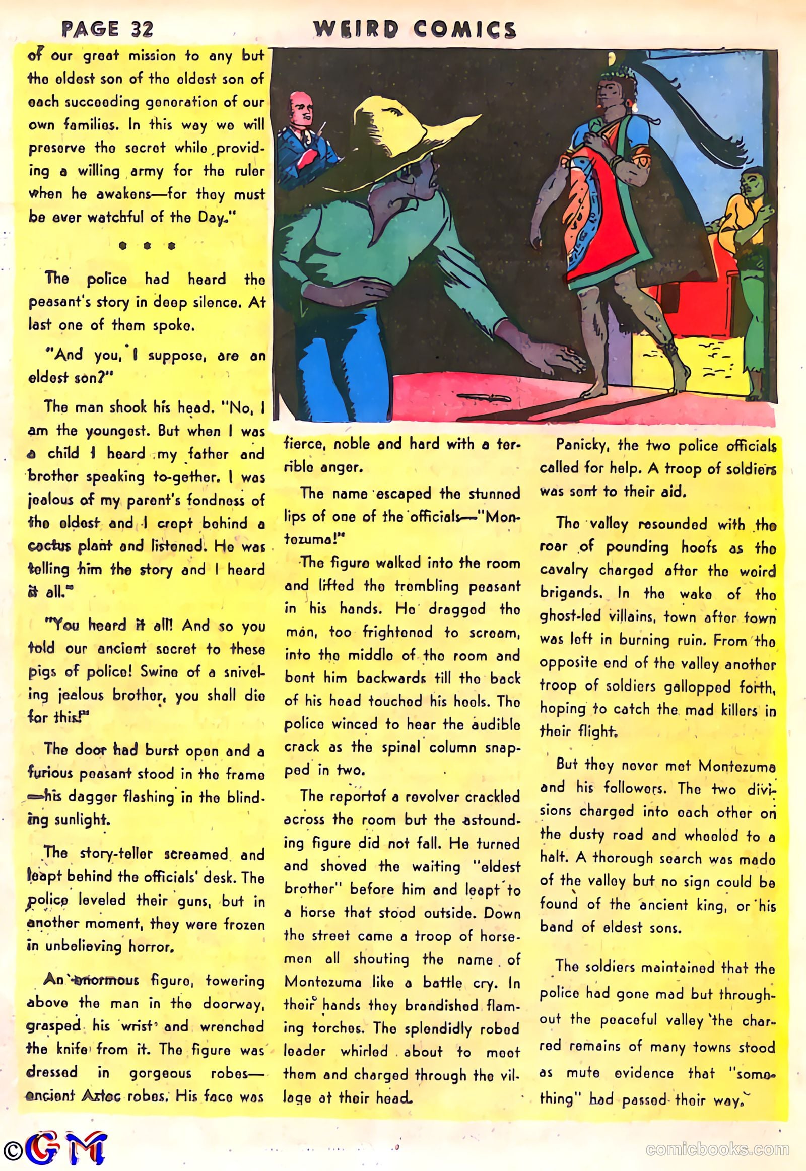 Weird Comics #3 (1940) — page 34 of 68