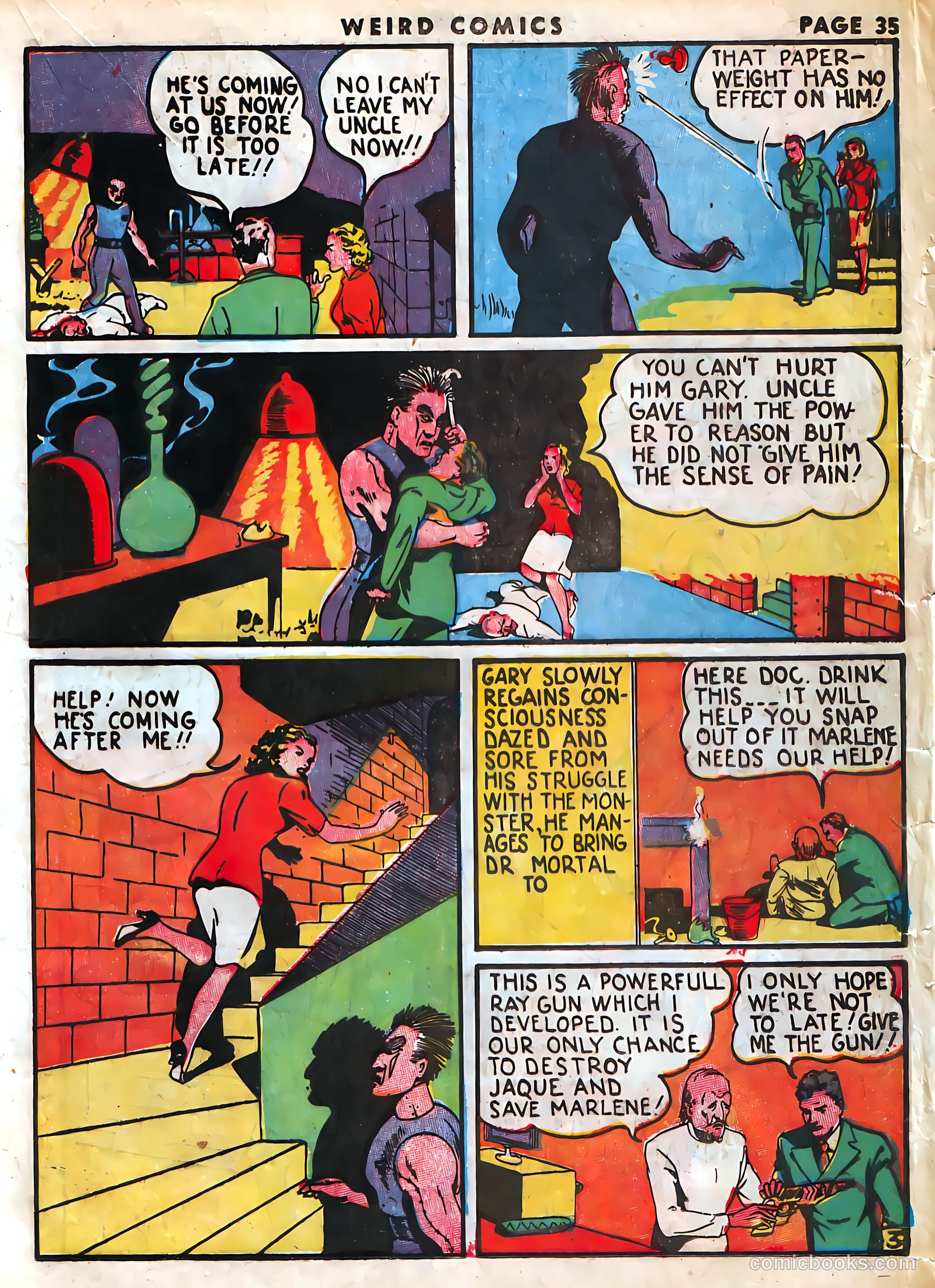 Weird Comics #3 (1940) — page 37 of 68